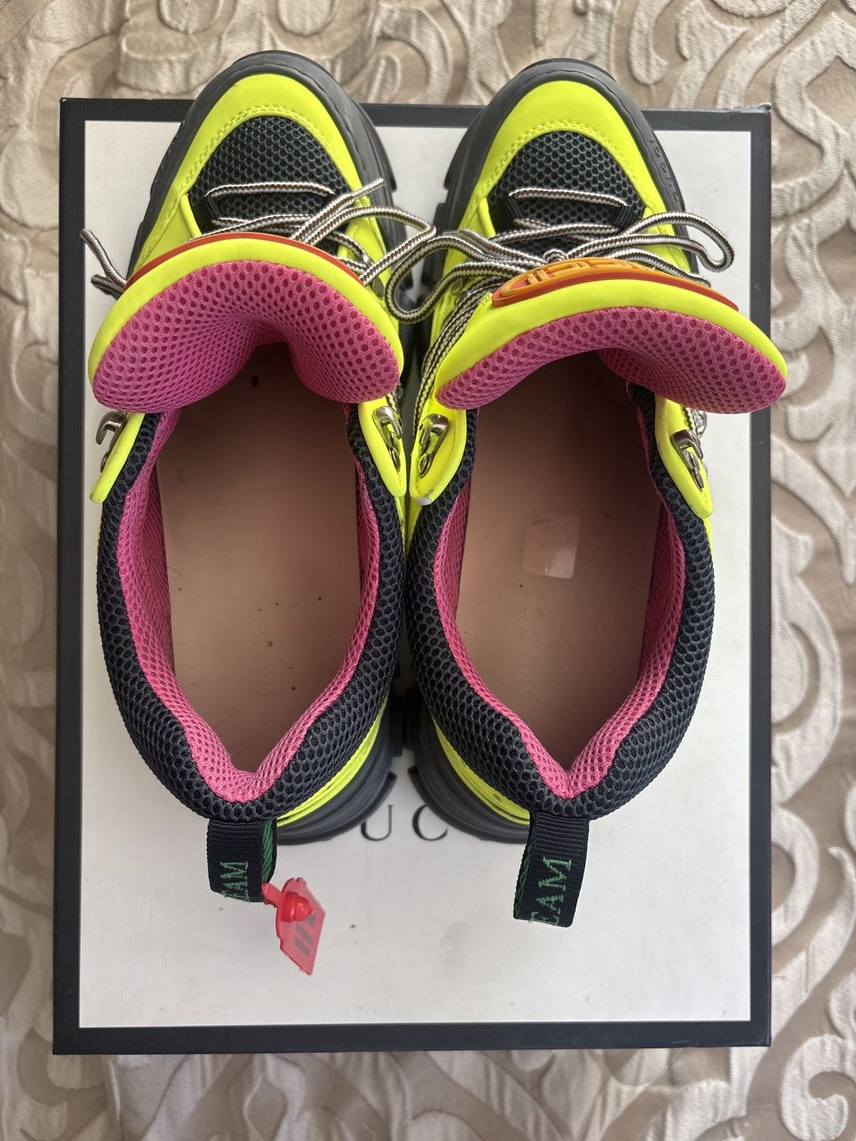 Gucci Gucci Flashtrek leather low trainers Size US 8 / EU 41 - 3 Thumbnail