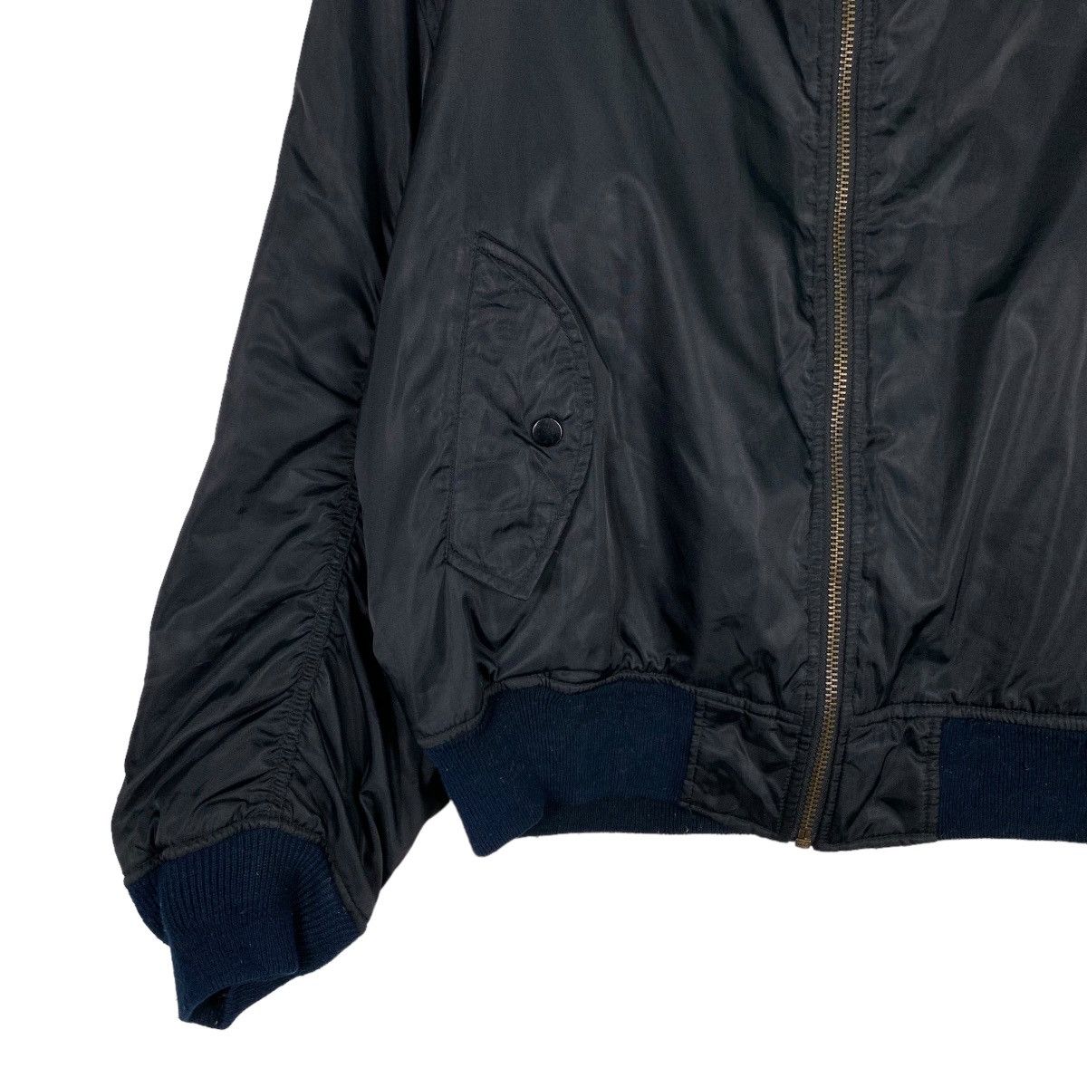 Vintage Vintage Corinth MFG USA Black Bomber Jacket #0902-C40 Size US L / EU 52-54 / 3 - 3 Thumbnail