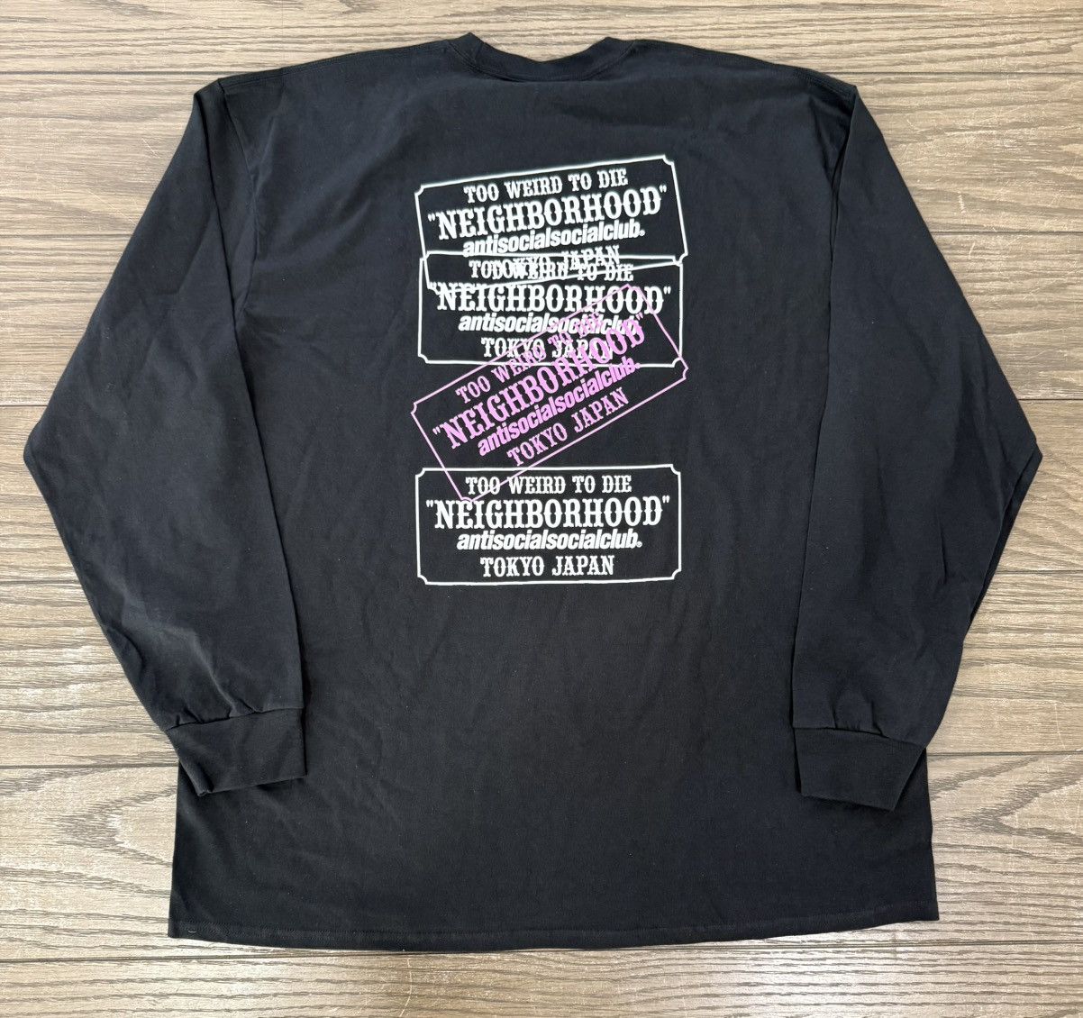 Anti Social Social Club × Neighborhood ☠️ Anti Social Club ASSC x Neighborhood Plaque Long Sleeve ☠️ Size US XXL / EU 58 / 5 - 4 Thumbnail