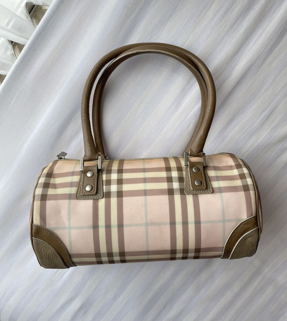 Burberry Burberry nova check barrell shoulder bag pink Size ONE SIZE - 1 Thumbnail