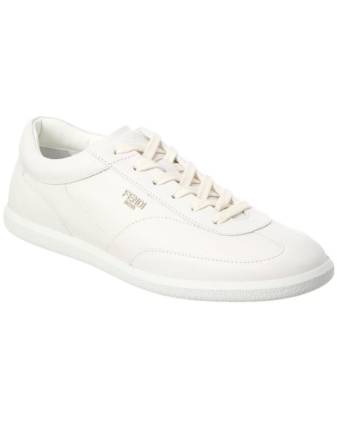 Fendi Fendi Leather Logo Classic Low Top Sneakers UK 12 US 13 Size US 13 / EU 46 - 1 Thumbnail