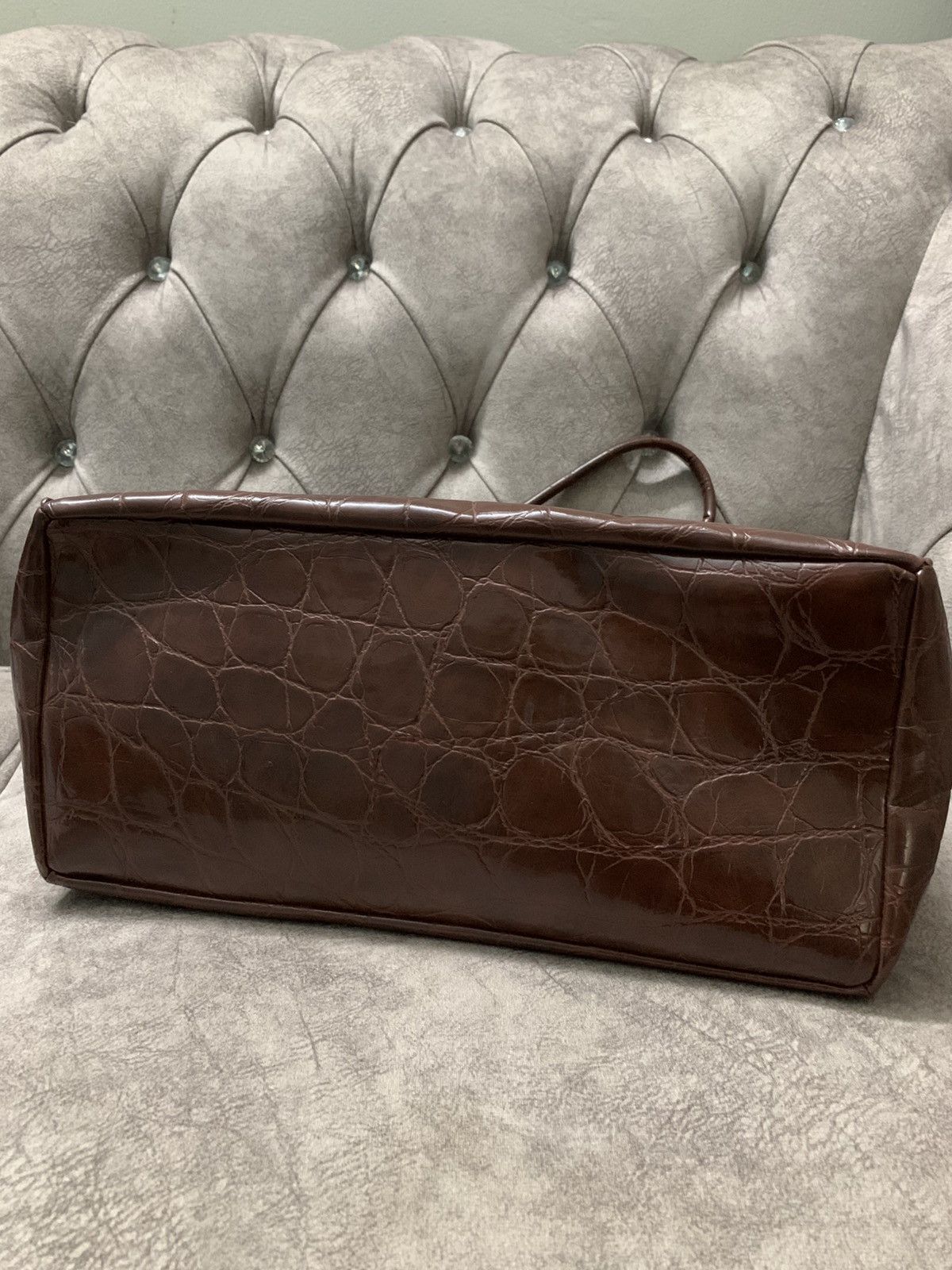 Handmade Birkin Bag Japanese Brand Faux Leather Size ONE SIZE - 9 Thumbnail