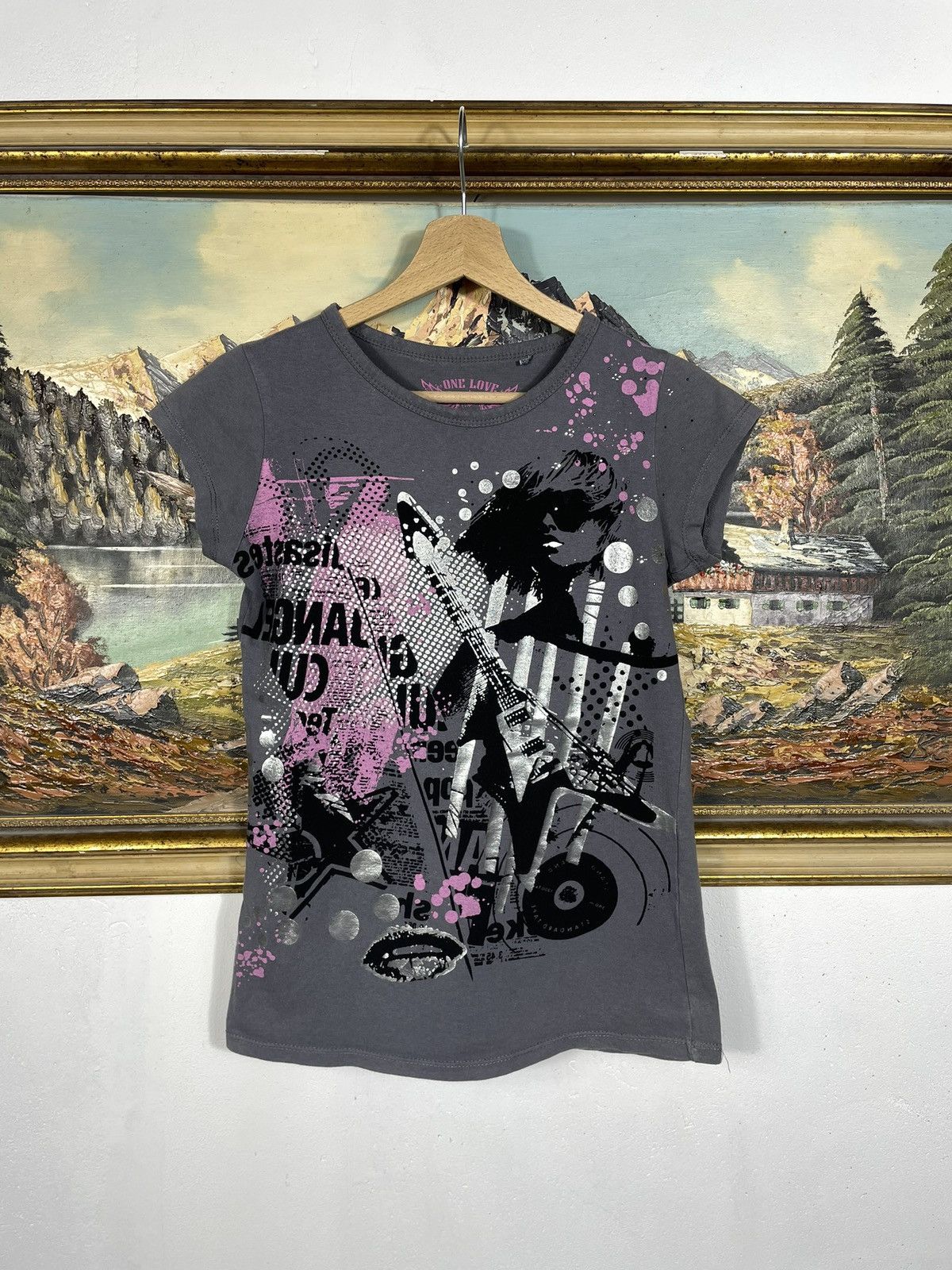 Hard Rock Cafe Vintage Y2k T-shirt Top Avant Garde Affliction Cyber Grunge Size S / US 4 / IT 40 - 1 Thumbnail