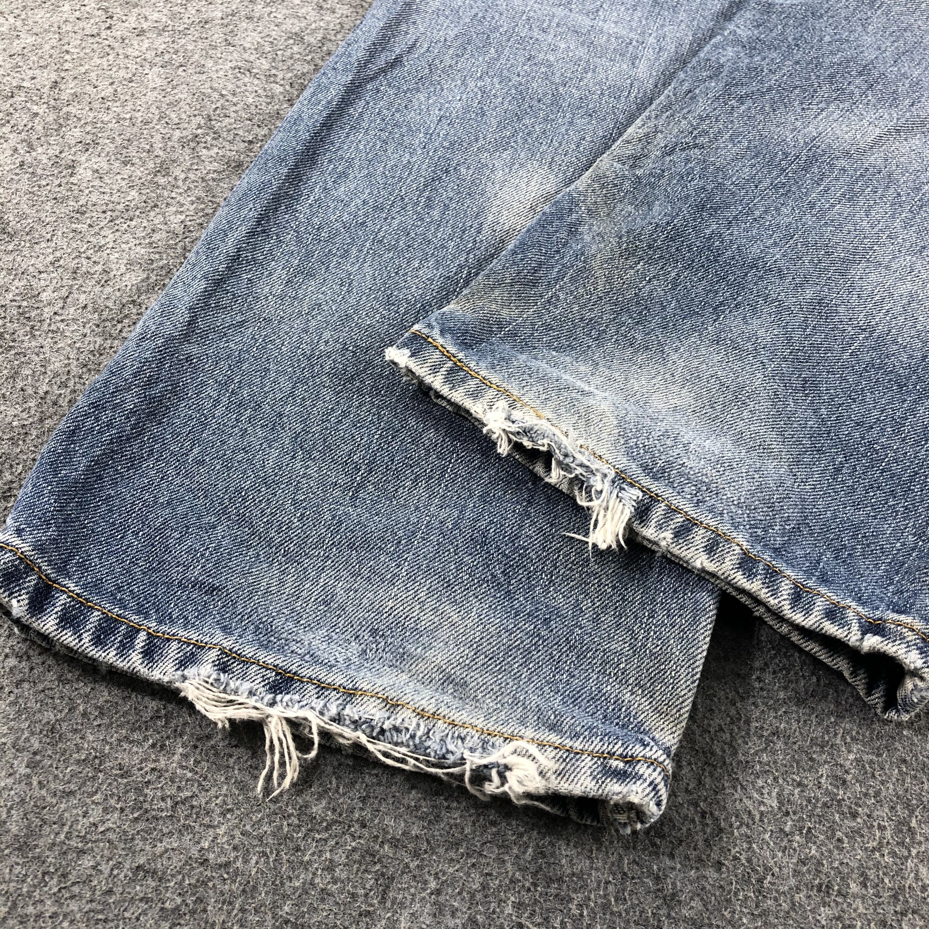 Levi's Vintage Blue Wash Levis 505 Jeans-J2505 Size US 36 / EU 52 - 6 Thumbnail
