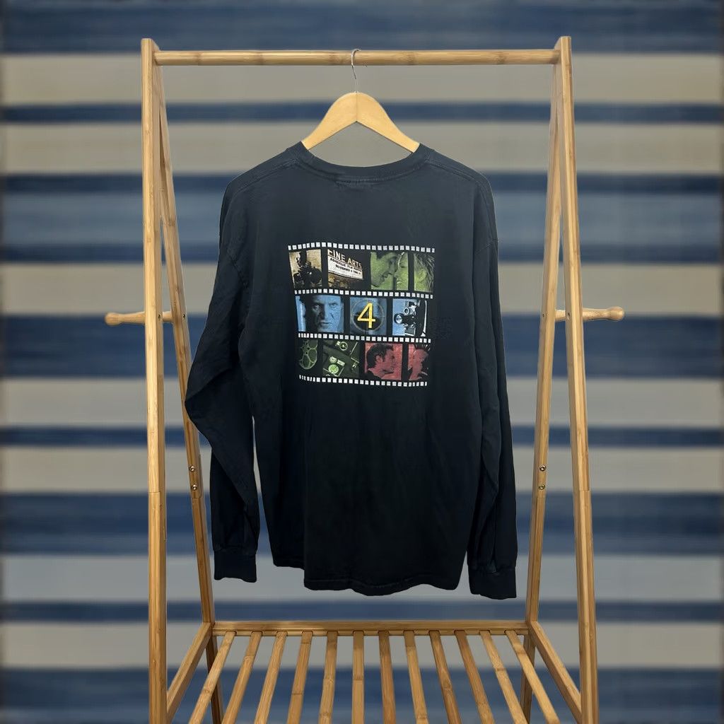 Gildan VTG Ashville 2006 Film Festival Long Sleeve Fine Art Indie Movie Doc T-Shirt L Black Mens Size US L / EU 52-54 / 3 - 1 Thumbnail
