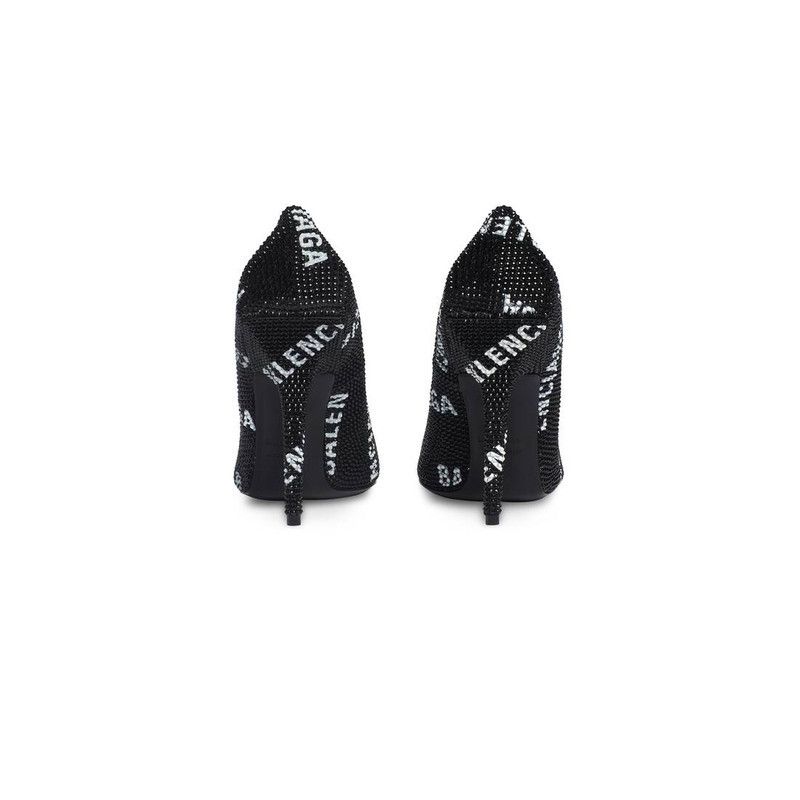 Balenciaga o1tr1nto1125 Square Knife 110mm Pumps With Allover Size US 8.5 / IT 38.5 - 4 Thumbnail