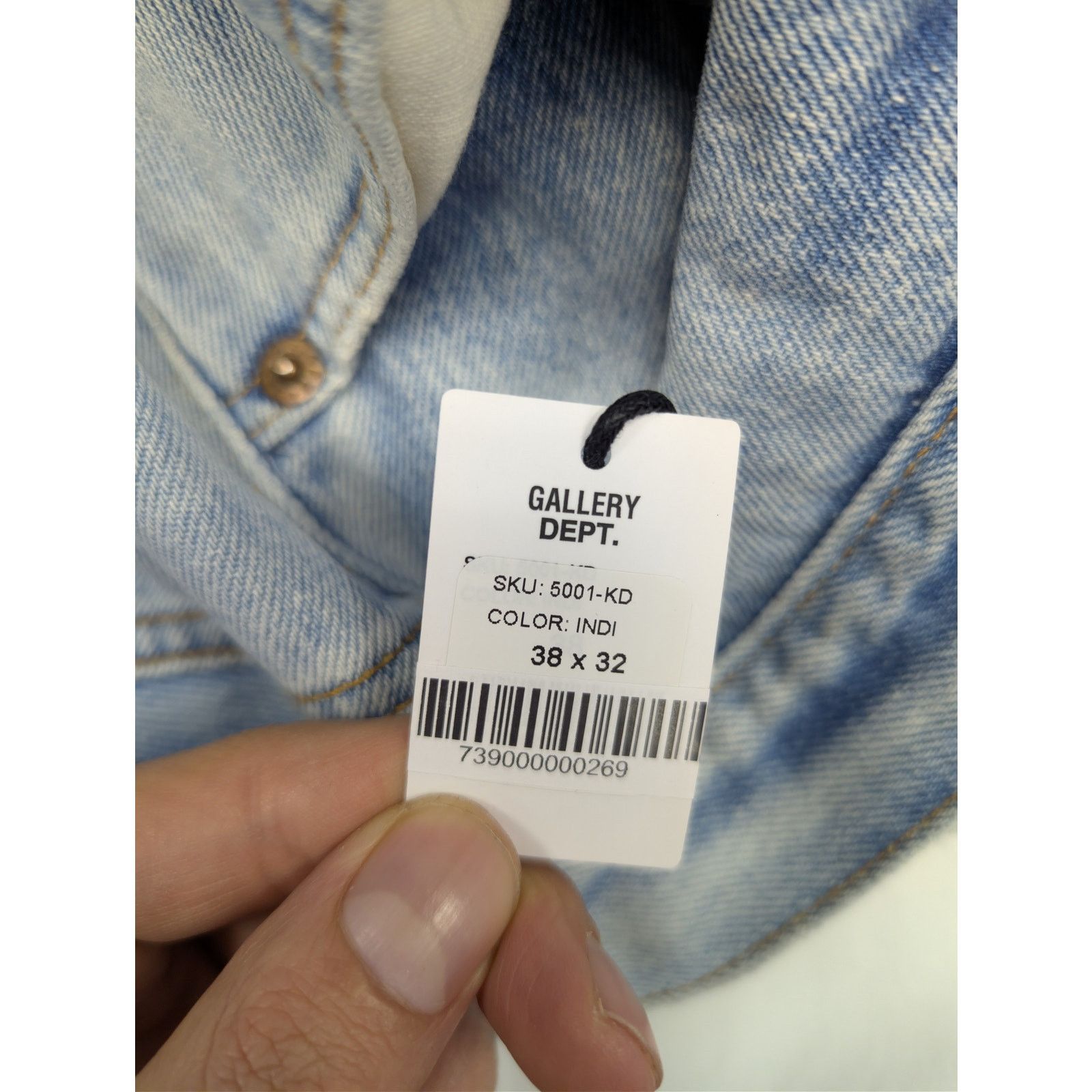 Gallery Dept. o1rshd1 Ken Reworked Vintage Ripped Destory Denim Jeans Size US 38 / EU 54 - 21 Thumbnail