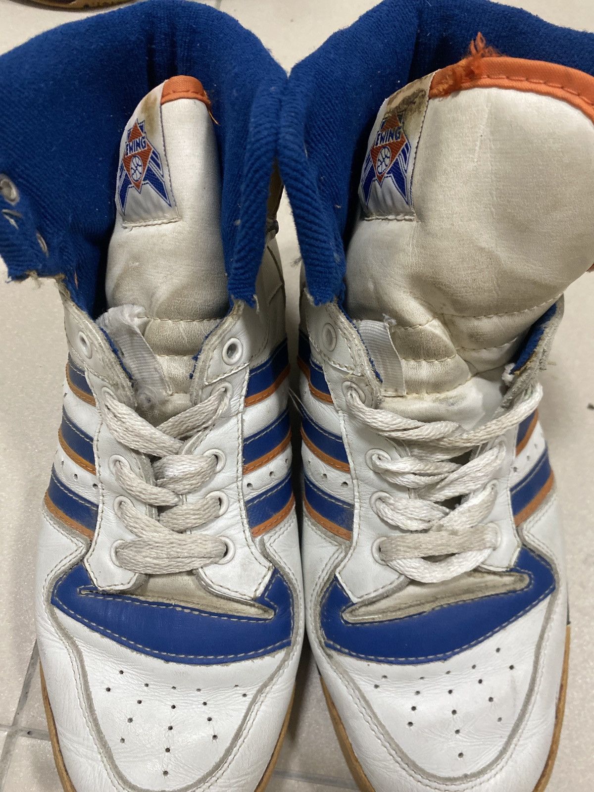 Adidas Adidas Ewing Rivalry Hi – Made in Taiwan (1980s Original) Size US 6.5 / EU 39-40 - 6 Thumbnail