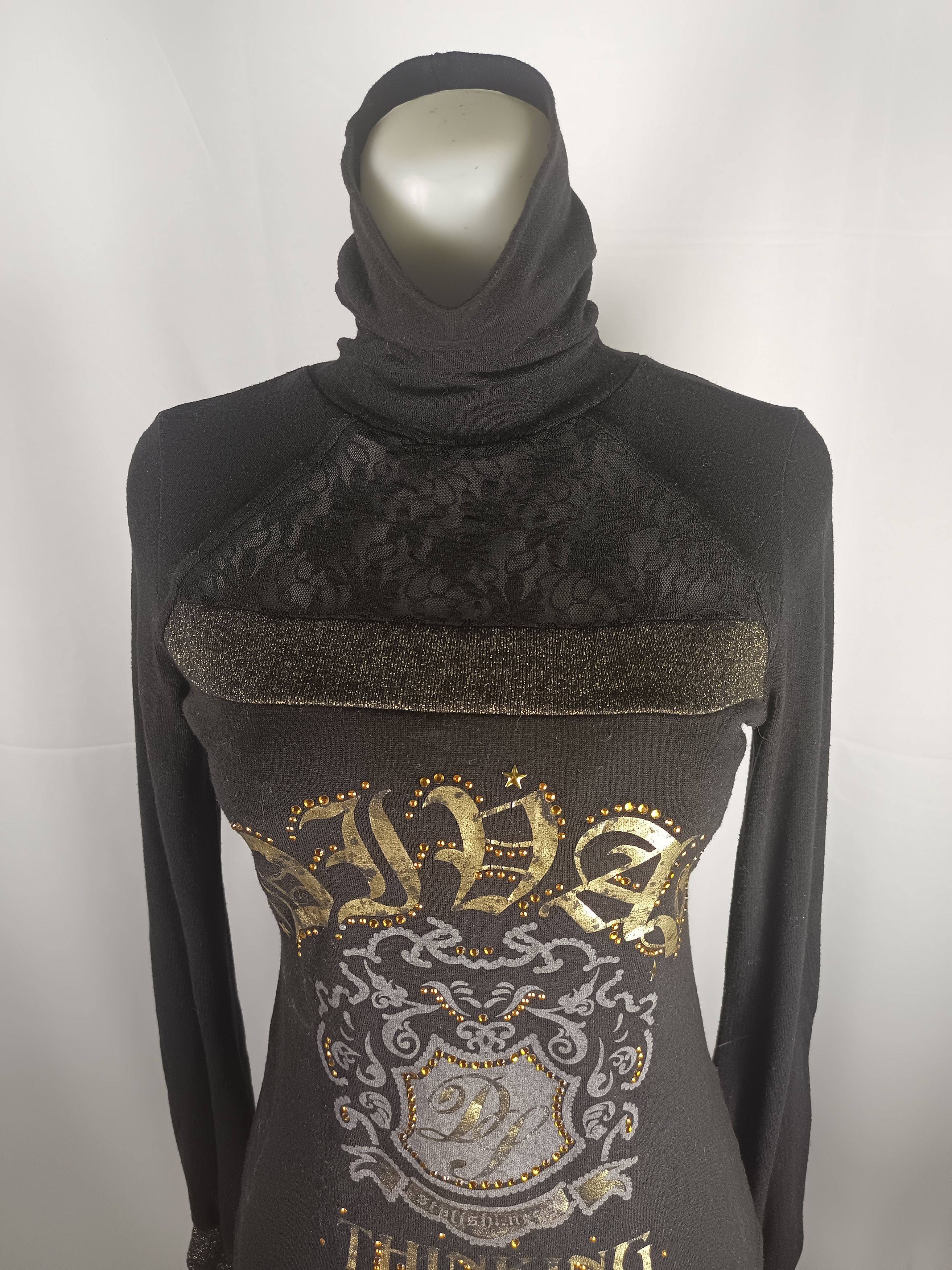 Beauty Beast × Japanese Brand Yasiri Girl Seoul.Tokyo Lady Long Sleeve Long Neck Collar Size S / US 4 / IT 40 - 5 Thumbnail