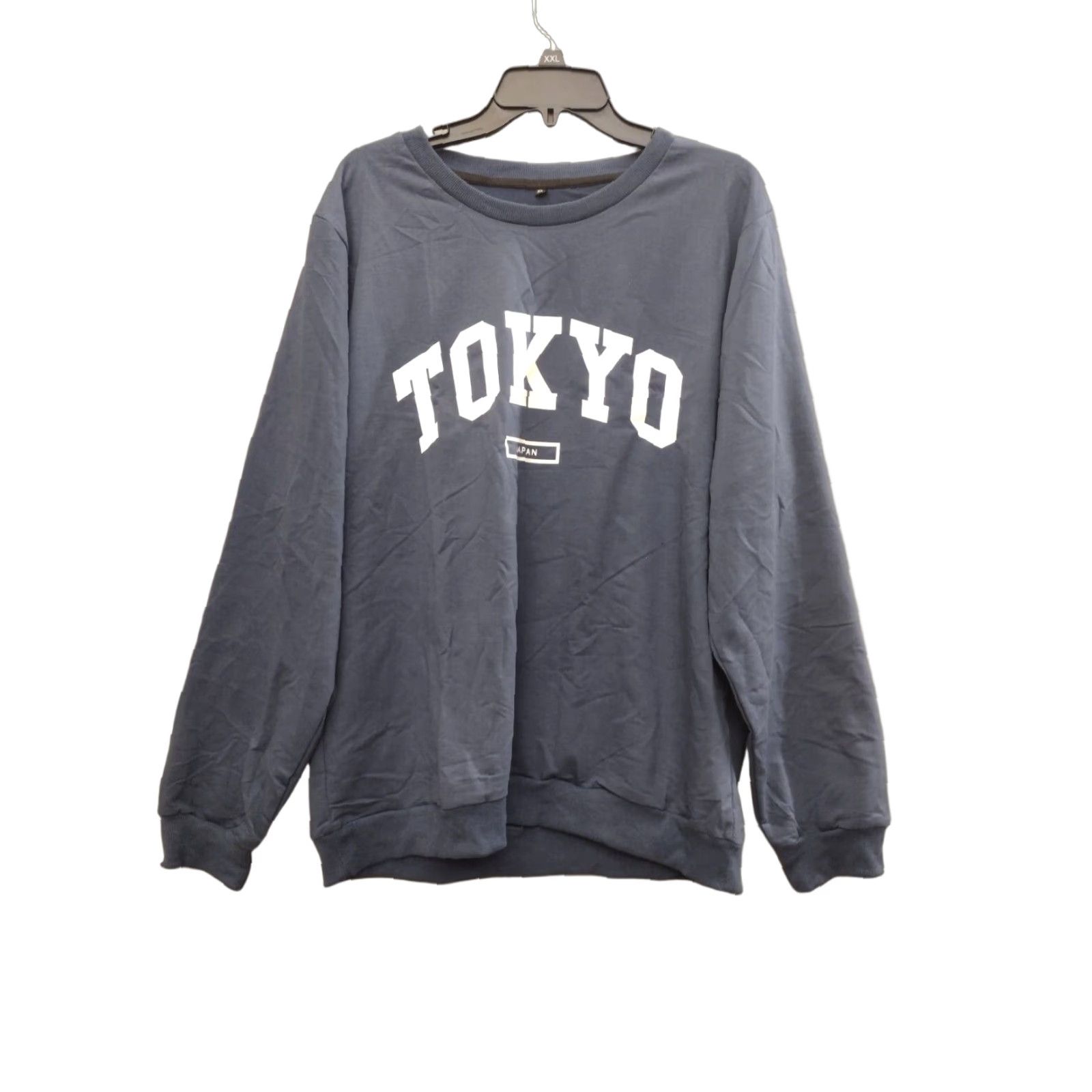 Vintage Unbranded Men’s Sweatshirt XL Blue Crewneck Tokyo Print Sweatshirt Mens XL Blue Tokyo Print All Seasons 80s 90s Logo Size US XL / EU 56 / 4 - 1 Thumbnail