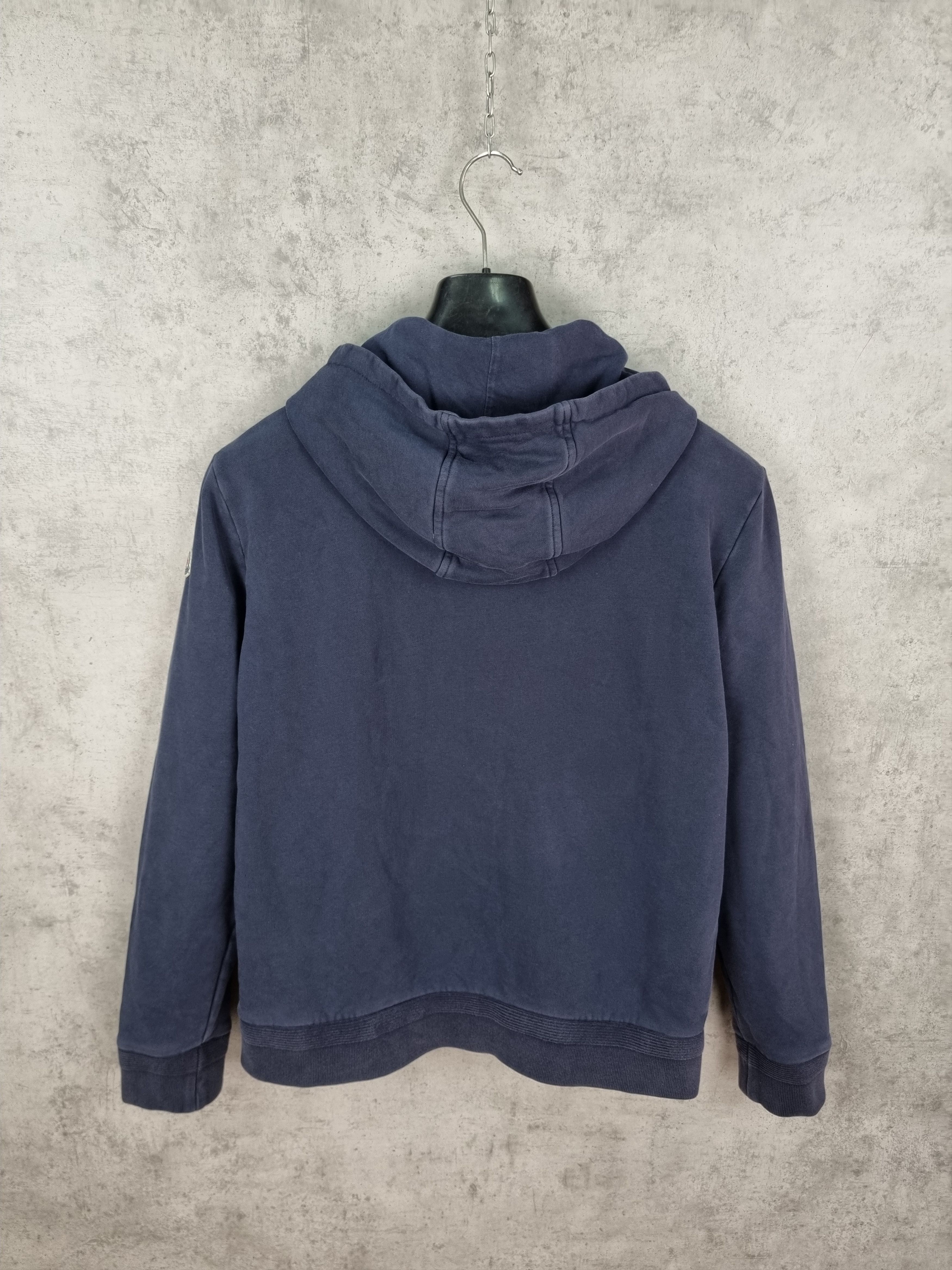 Moncler × Vintage Faded Moncler Knitted Zip Up Hoodie Size US M / EU 48-50 / 2 - 12 Thumbnail