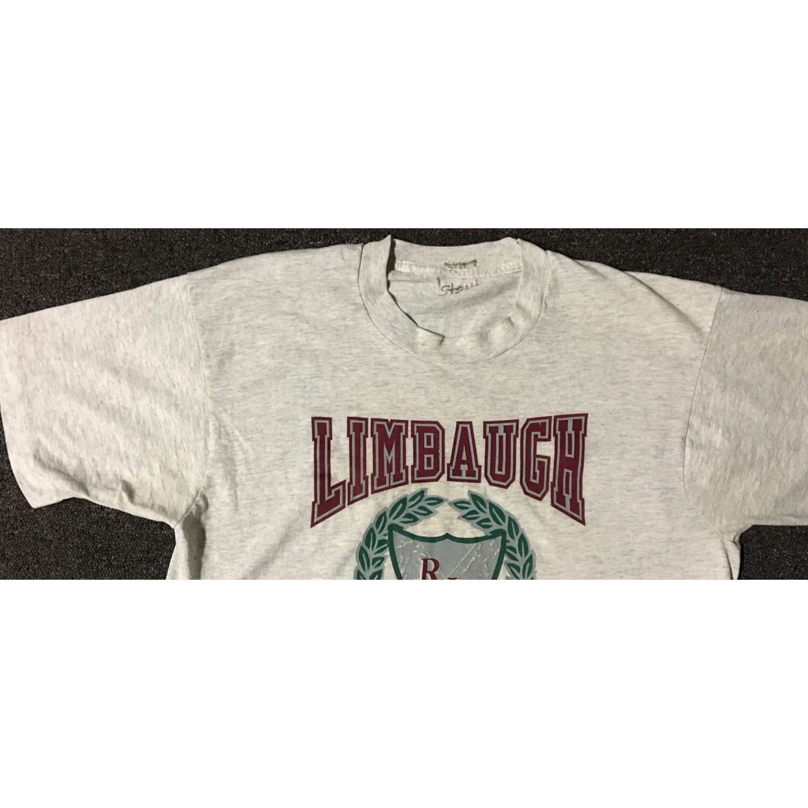 Vintage VINTAGE Rush Limbaugh Institute Conservative Studies Faded Shirt M Gray Navy Seal University USA Politics Graphic Tee Men Shirt Size M Size US M / EU 48-50 / 2 - 5 Thumbnail