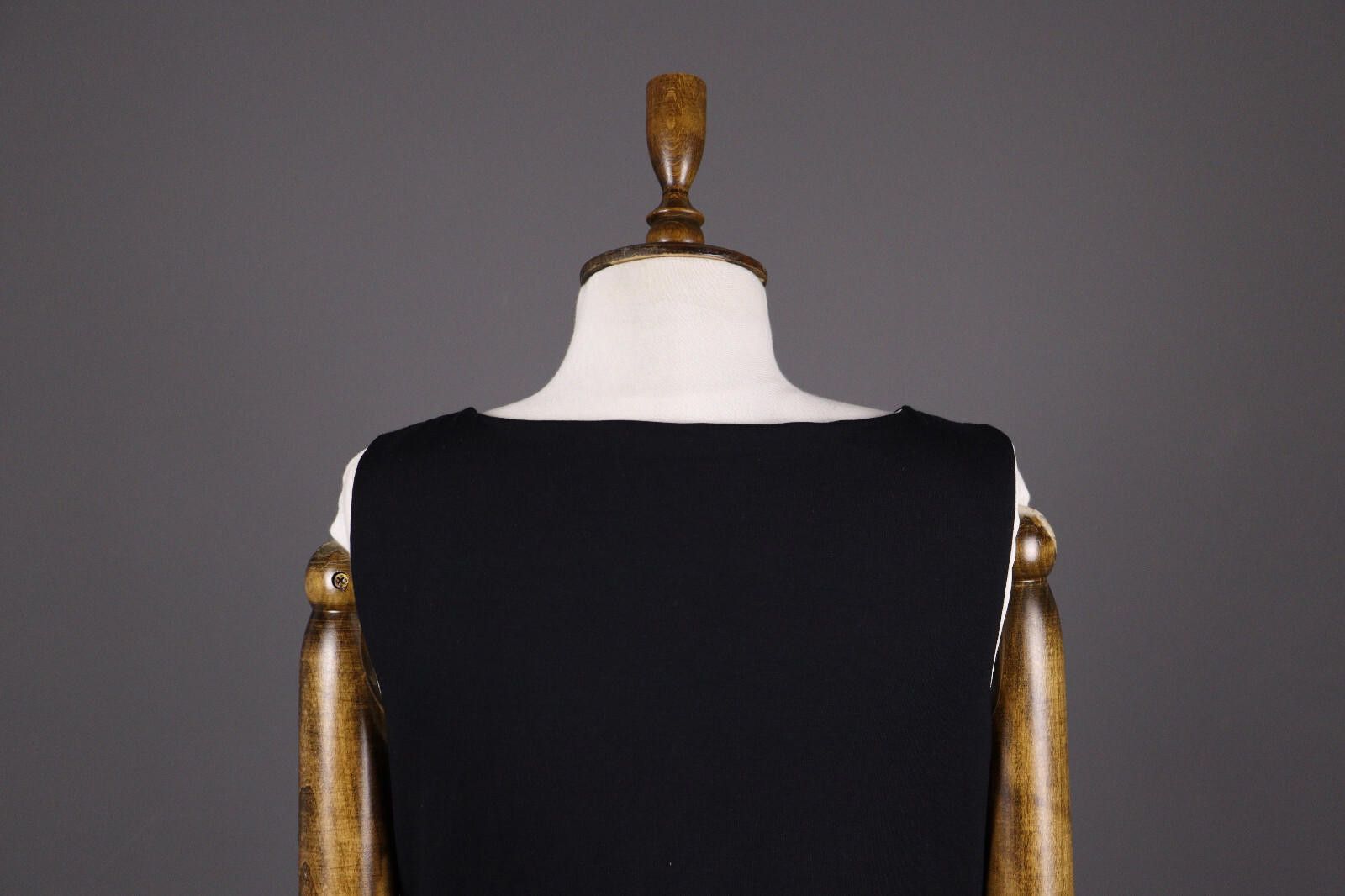 Designer Marc Cain Black 900 Summer Tank Bodycon Dress Size 6 Size M / US 6-8 / IT 42-44 - 7 Thumbnail