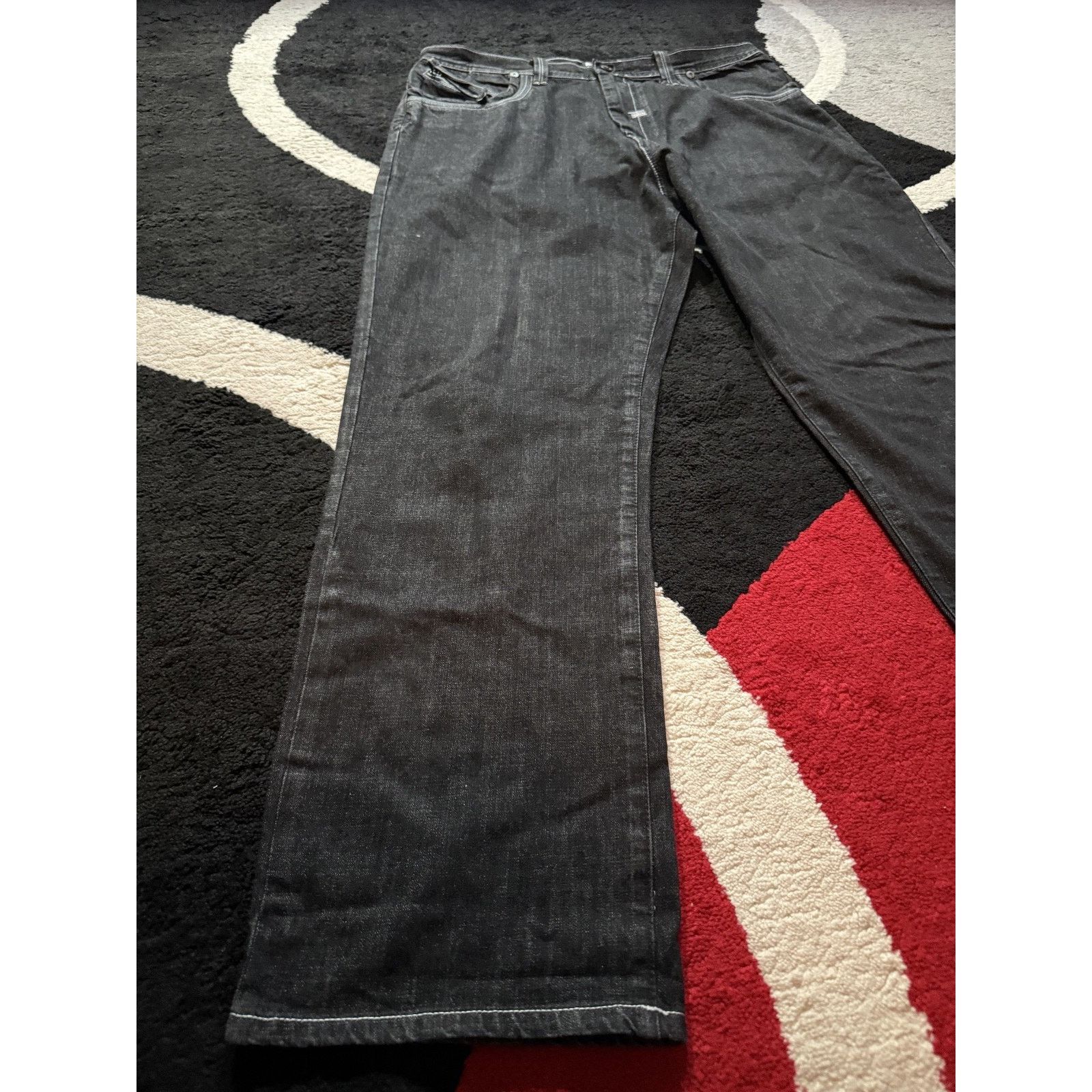 Akademiks Akademiks Men’s Denim Jeans Baggy Sz 38 – Wide Leg Y2K Style Size US 38 / EU 54 - 3 Thumbnail
