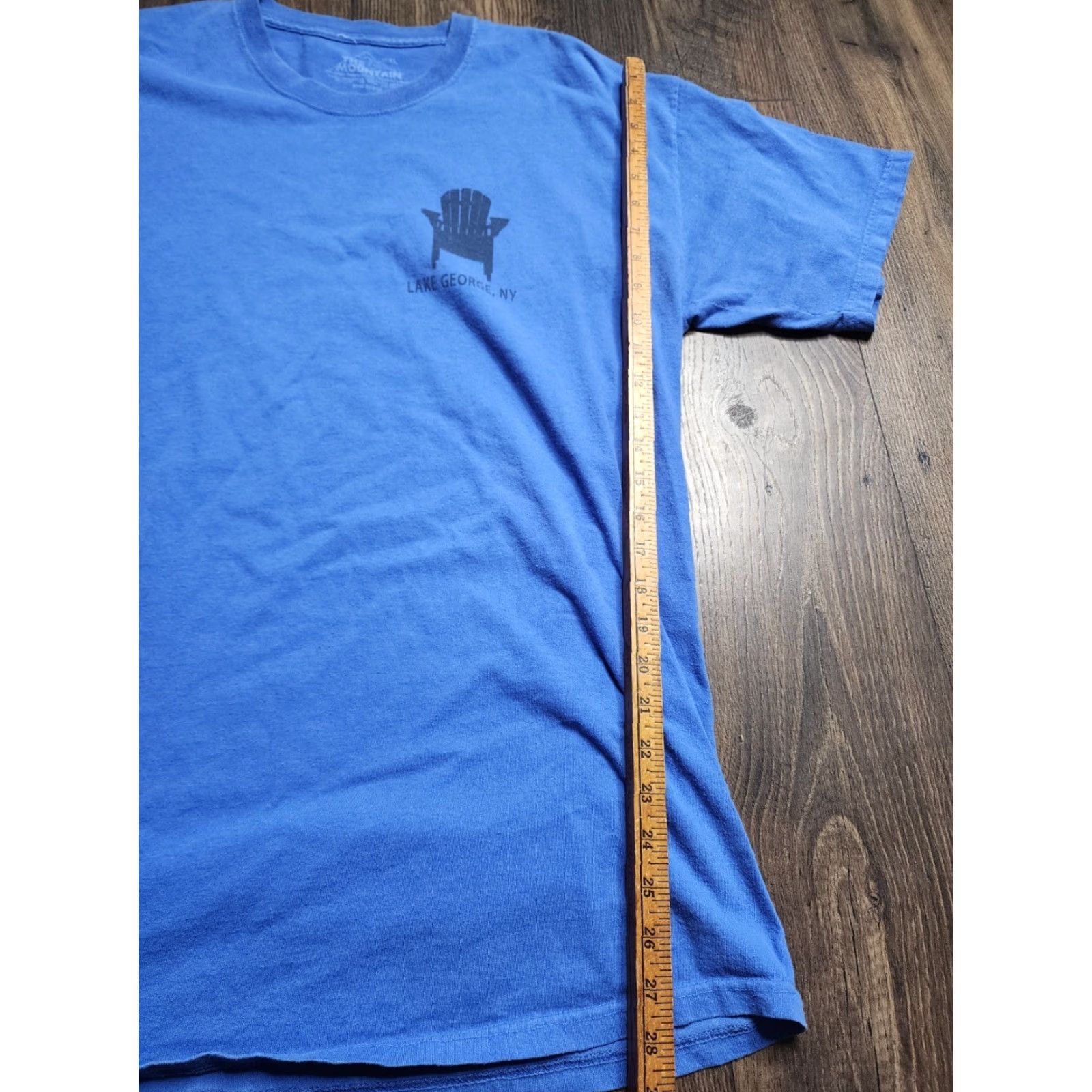 The Mountain VINTAGE The Mountain Lake George NY Double Sided Travel Souvenir T Shirt Mens XL Crew Neck Blue Cotton 2-Sided Outdoor 90s? Size US XL / EU 56 / 4 - 4 Thumbnail