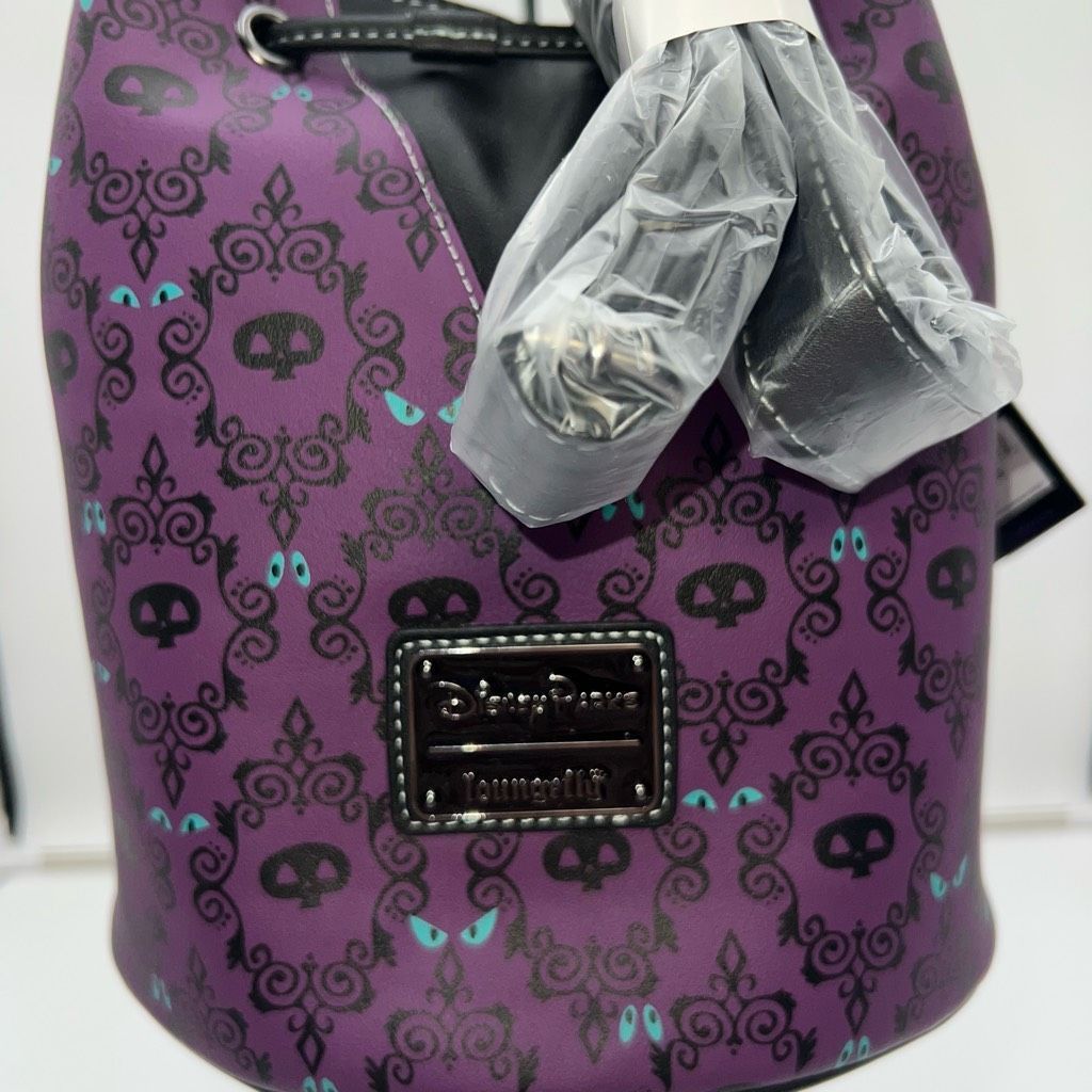 Disney Disney Parks Glow Haunted Mansion Loungefly Bucket Crossbody Bag New With Tag Size ONE SIZE - 3 Thumbnail