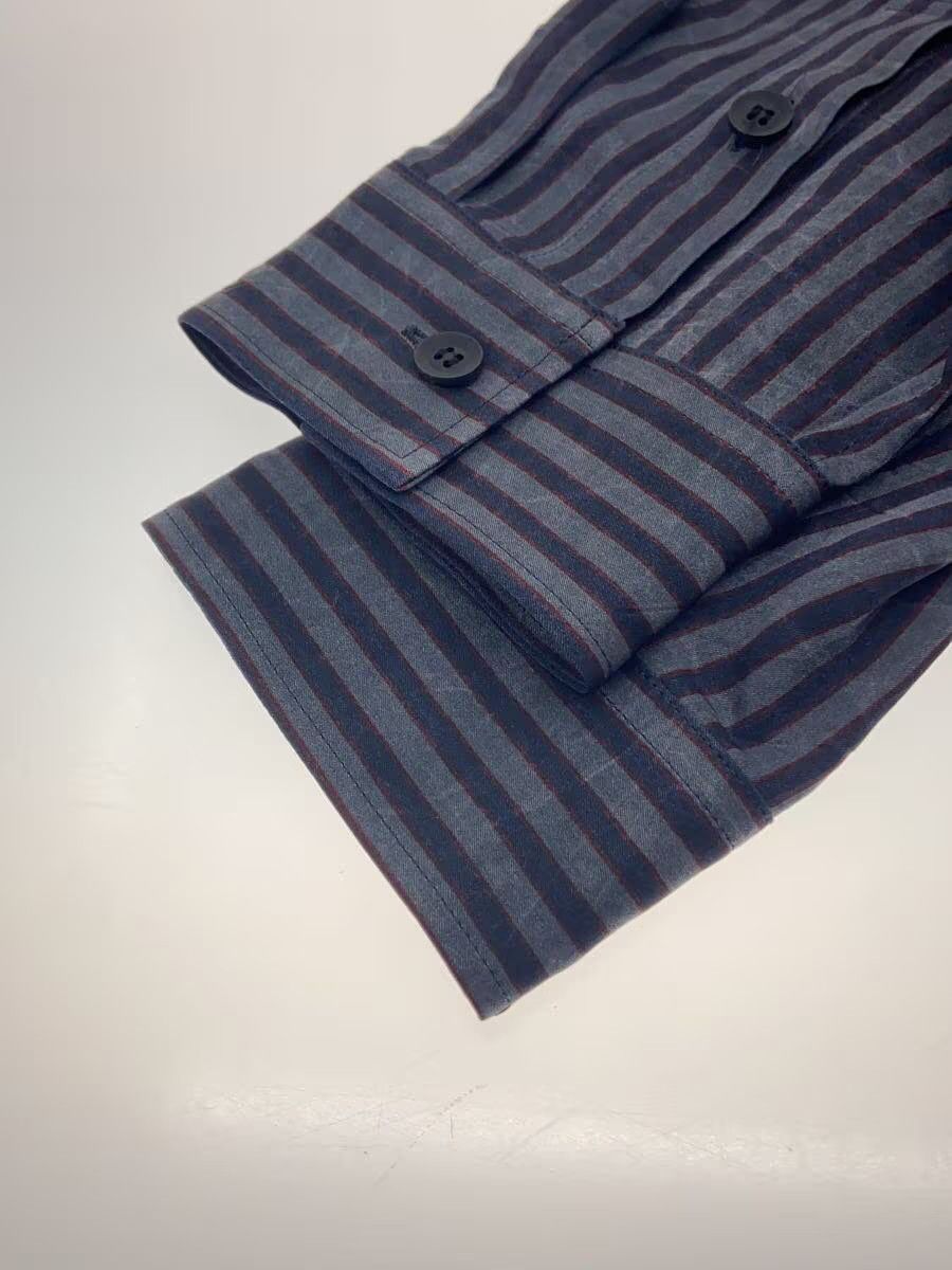 Yohji Yamamoto yohji yamamoto POUR HOMME STRIPE OPEN COLLAR BLOUSE Size US L / EU 52-54 / 3 - 5 Thumbnail