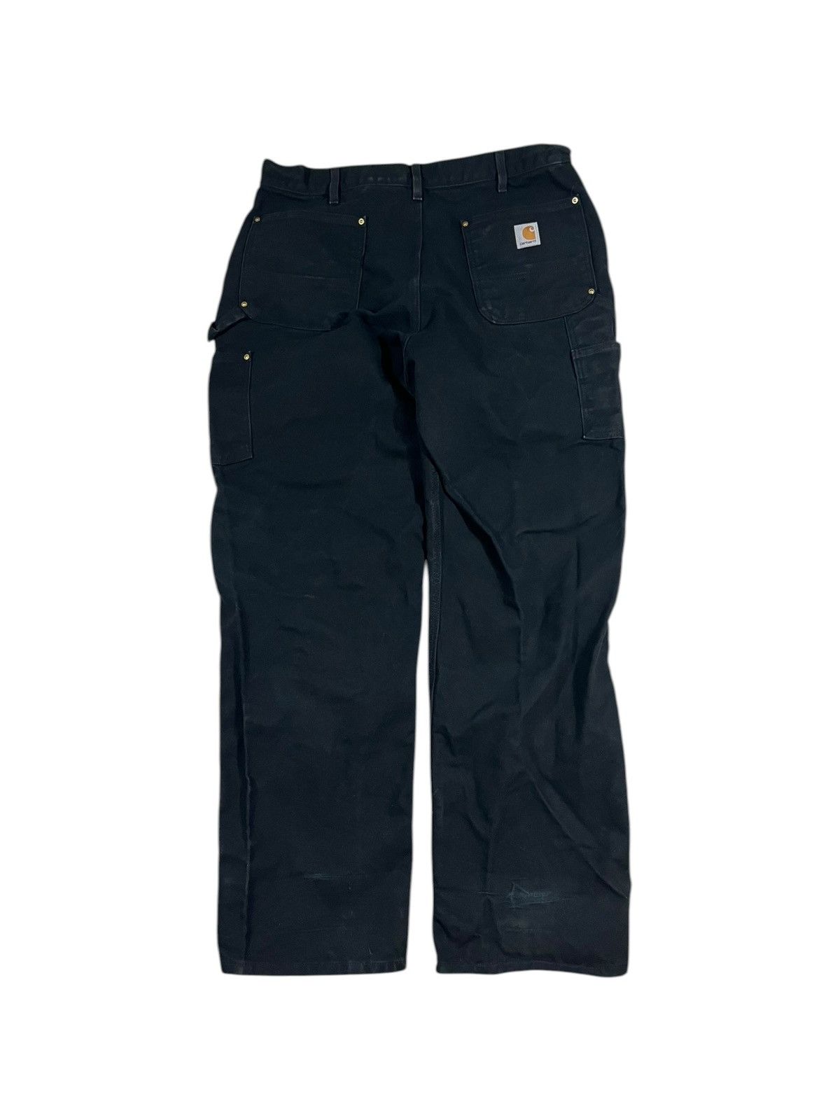 Carhartt Carhartt B01 BLK Double Knee Work Pants Faded Black 37x32 Size US 37 - 2 Thumbnail