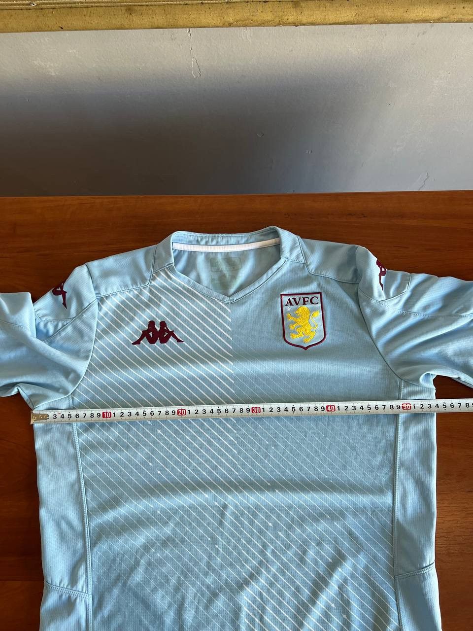 Kappa 2019/20 ASTON VILLA AWAY SOCCER JERSEY FOOTBALL SHIRT SIZE L Size US L / EU 52-54 / 3 - 13 Thumbnail