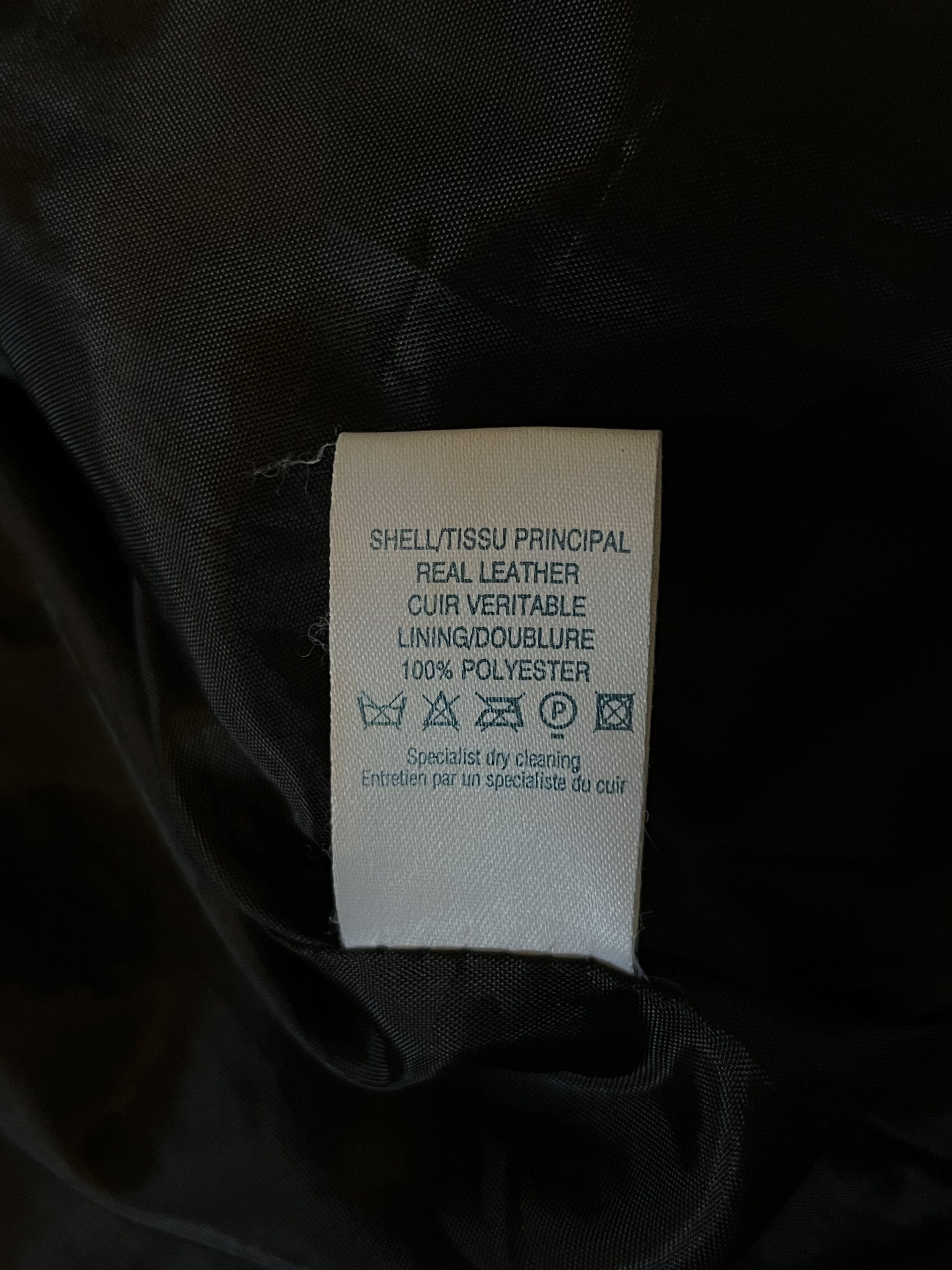 Vintage Vintage 90s y2k Avant Garde Black Seude Leather Opium Jacket Size XL / US 12-14 / IT 48-50 - 8 Thumbnail