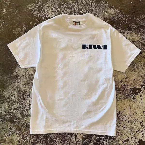 Japanese Brand Kusuno x Miki Street retro kiwi pattern loose t-shirt Size US L / EU 52-54 / 3 - 2 Thumbnail