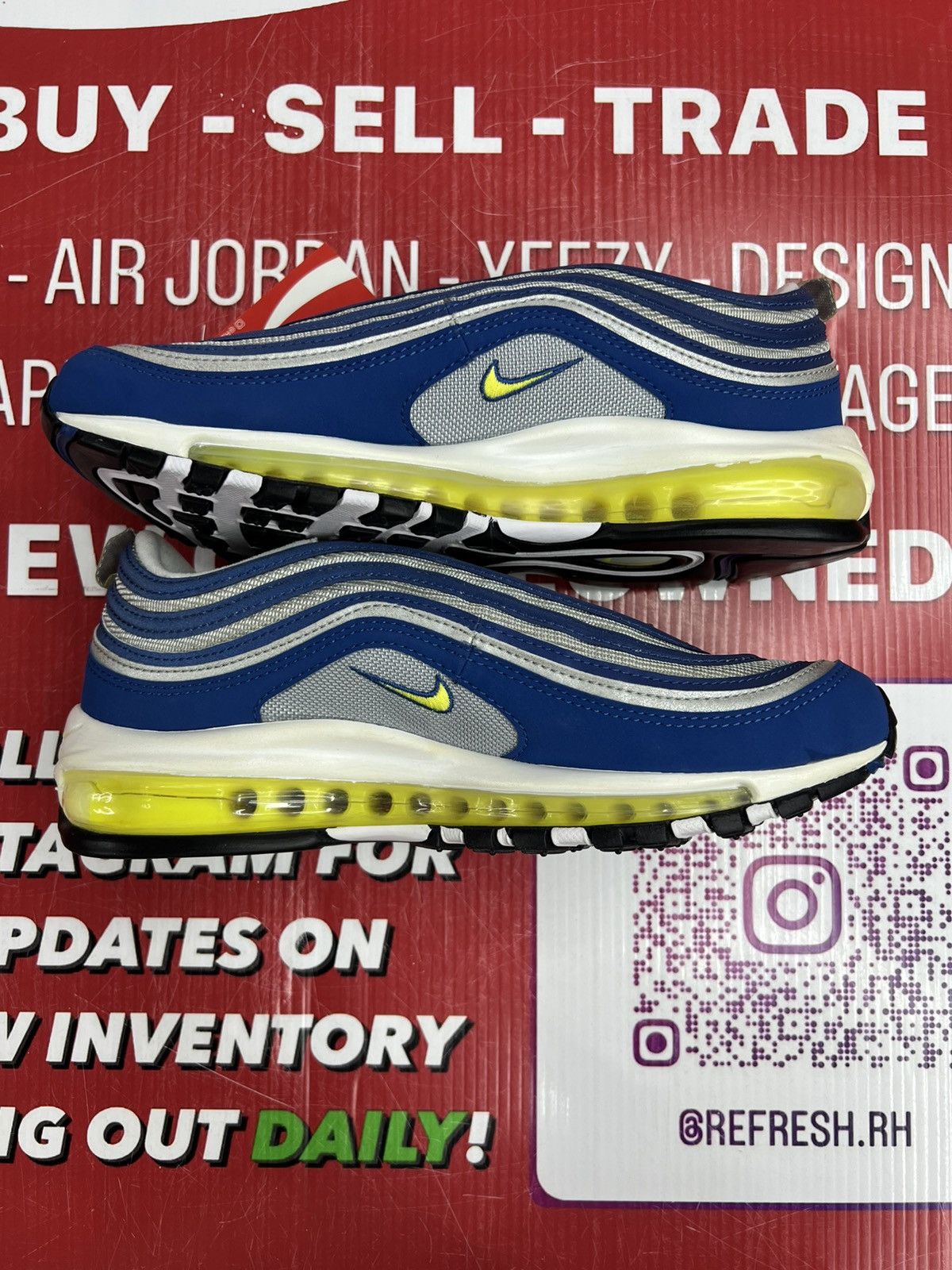 Nike Nike Air Max 97 OG Royal Neon Size 8.5 Size US 8.5 / EU 41-42 - 2 Thumbnail