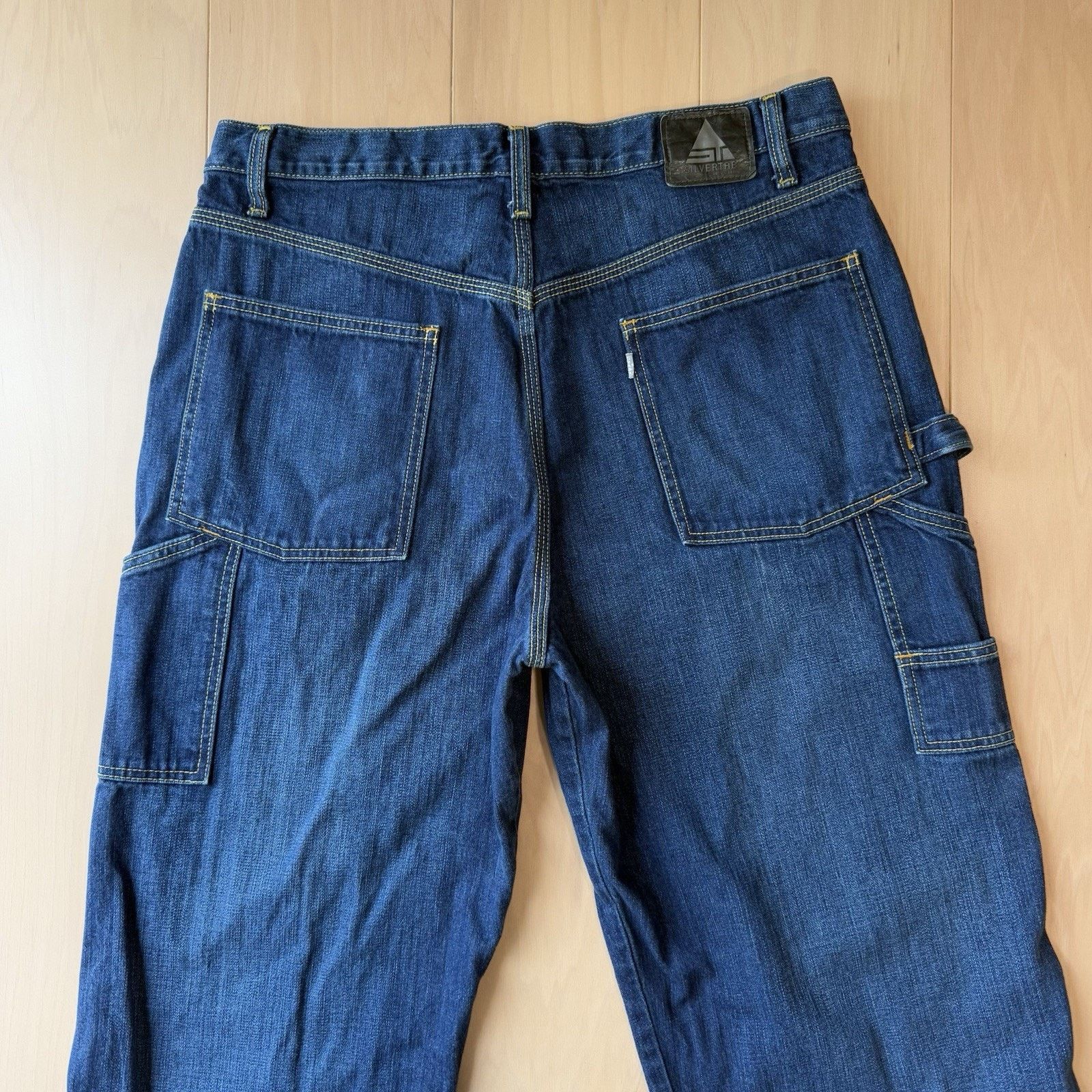 Levi's × Vintage Vintage Levis Silver Tab Jeans 36 Blue 90s Carpenter Baggy Size US 36 / EU 52 - 7 Thumbnail