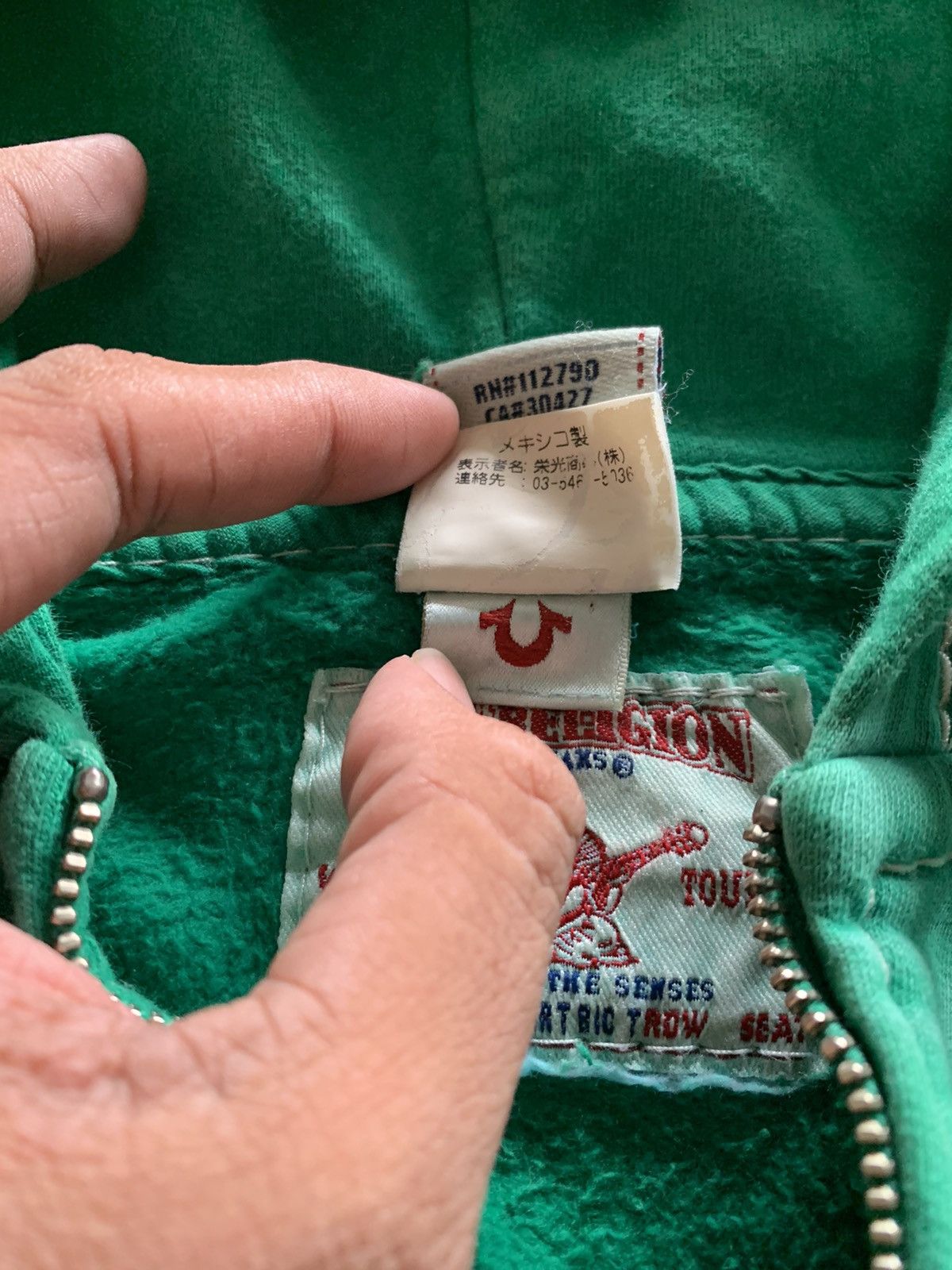 True Religion true religion hoodie white line stitch super dope design Size US XS / EU 42 / 0 - 6 Thumbnail