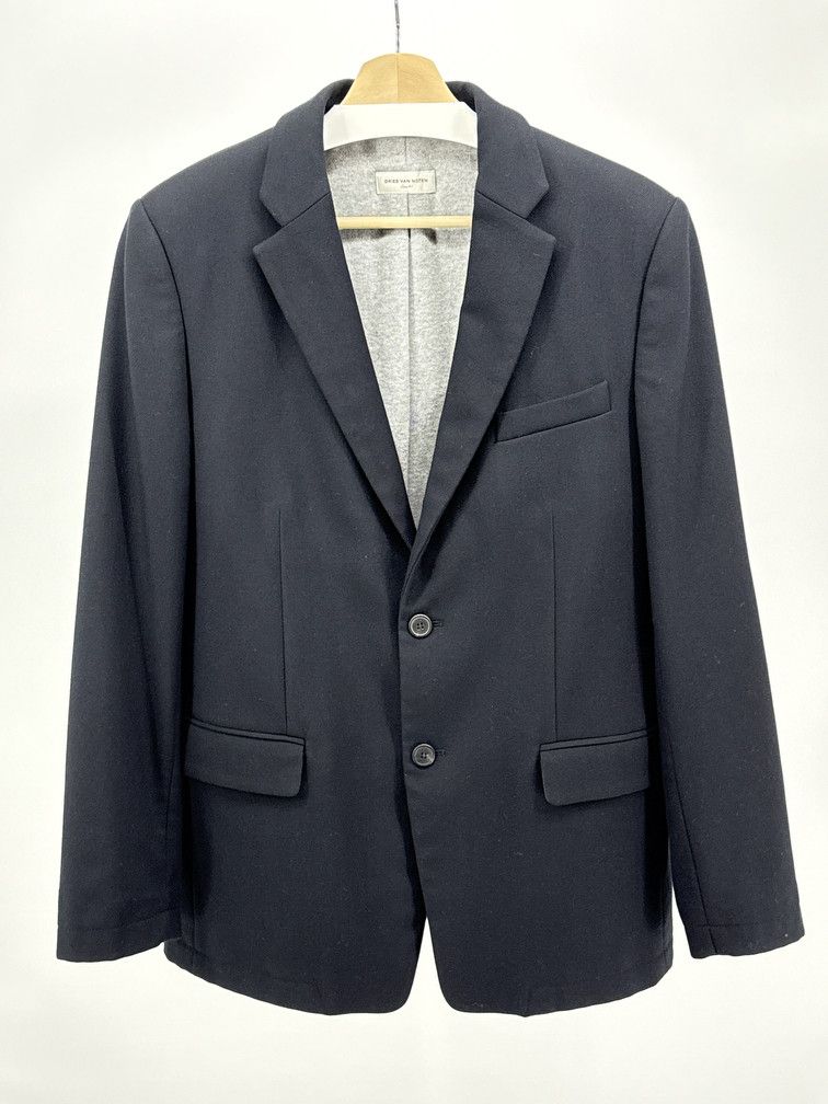 Dries Van Noten Wool Jersey Blazer Size US S / EU 44-46 / 1 - 1 Thumbnail