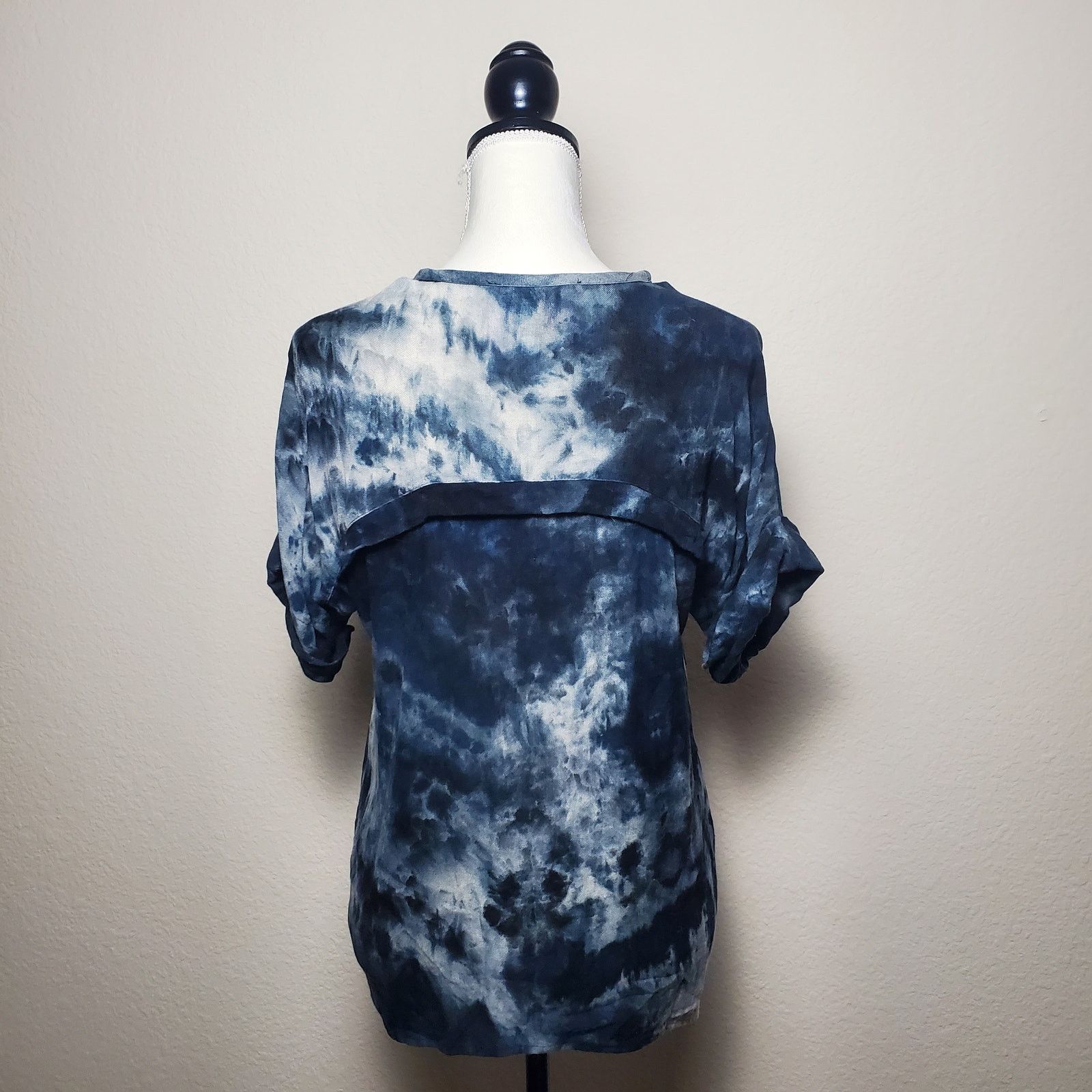 Other Beckerman Tie Dye Blue Top 2 Size XS / US 0-2 / IT 36-38 - 3 Thumbnail