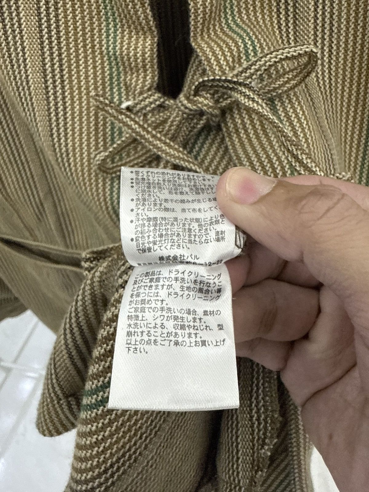 Japanese Brand Vintage KASTANE Classic Vertical Kimono Rope Style Size US L / EU 52-54 / 3 - 6 Thumbnail