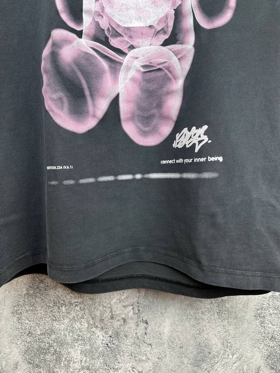 Eytys Eytys Ferris X-Ray Teddy Bear Graphic Tee Mock Neck Black Size US S / EU 44-46 / 1 - 7 Thumbnail