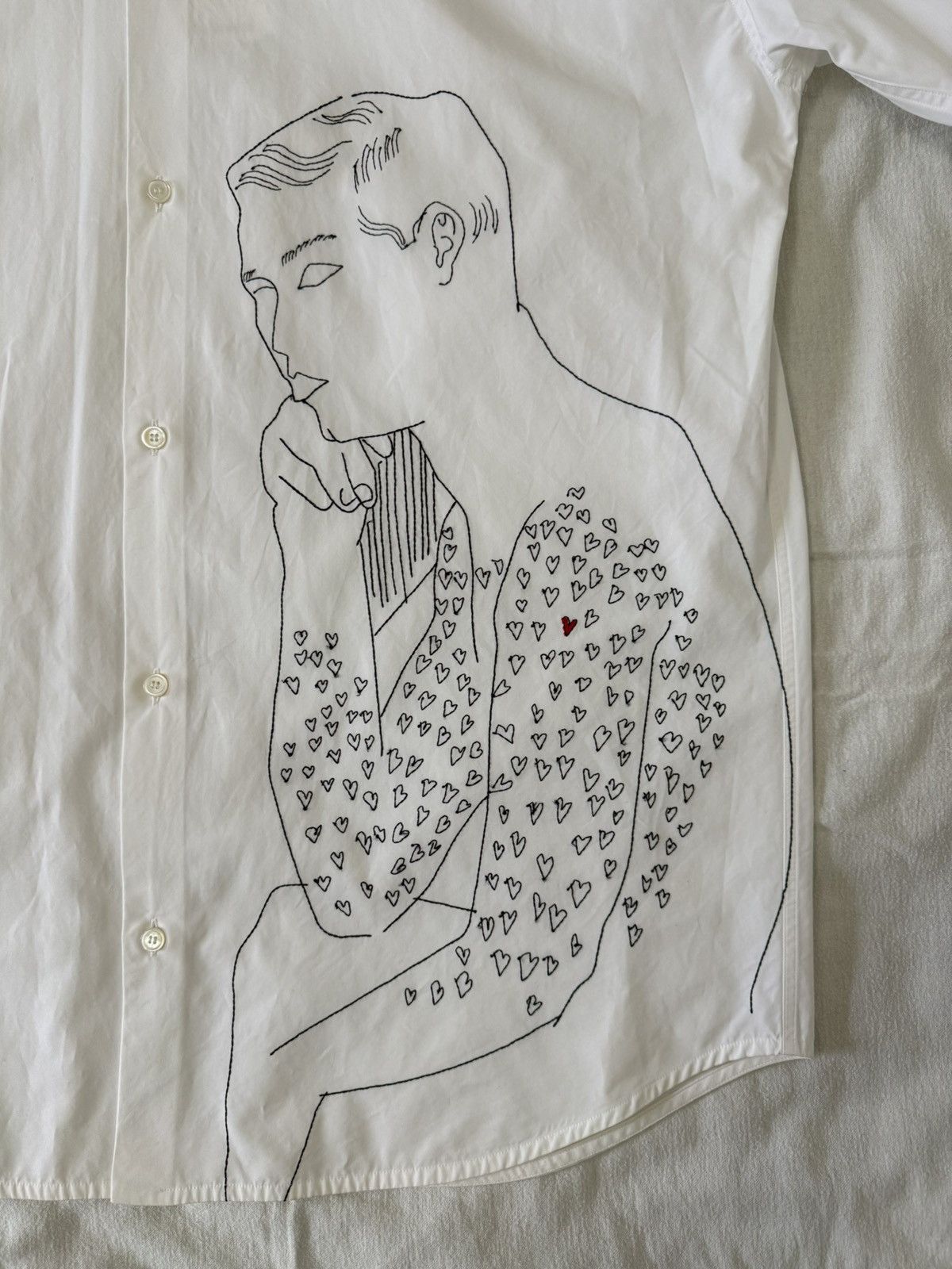 Calvin Klein 205W39NYC Calvin Klein 205W39NYC Raf Simons x Andy Warhol White Shirt Size US S / EU 44-46 / 1 - 2 Thumbnail