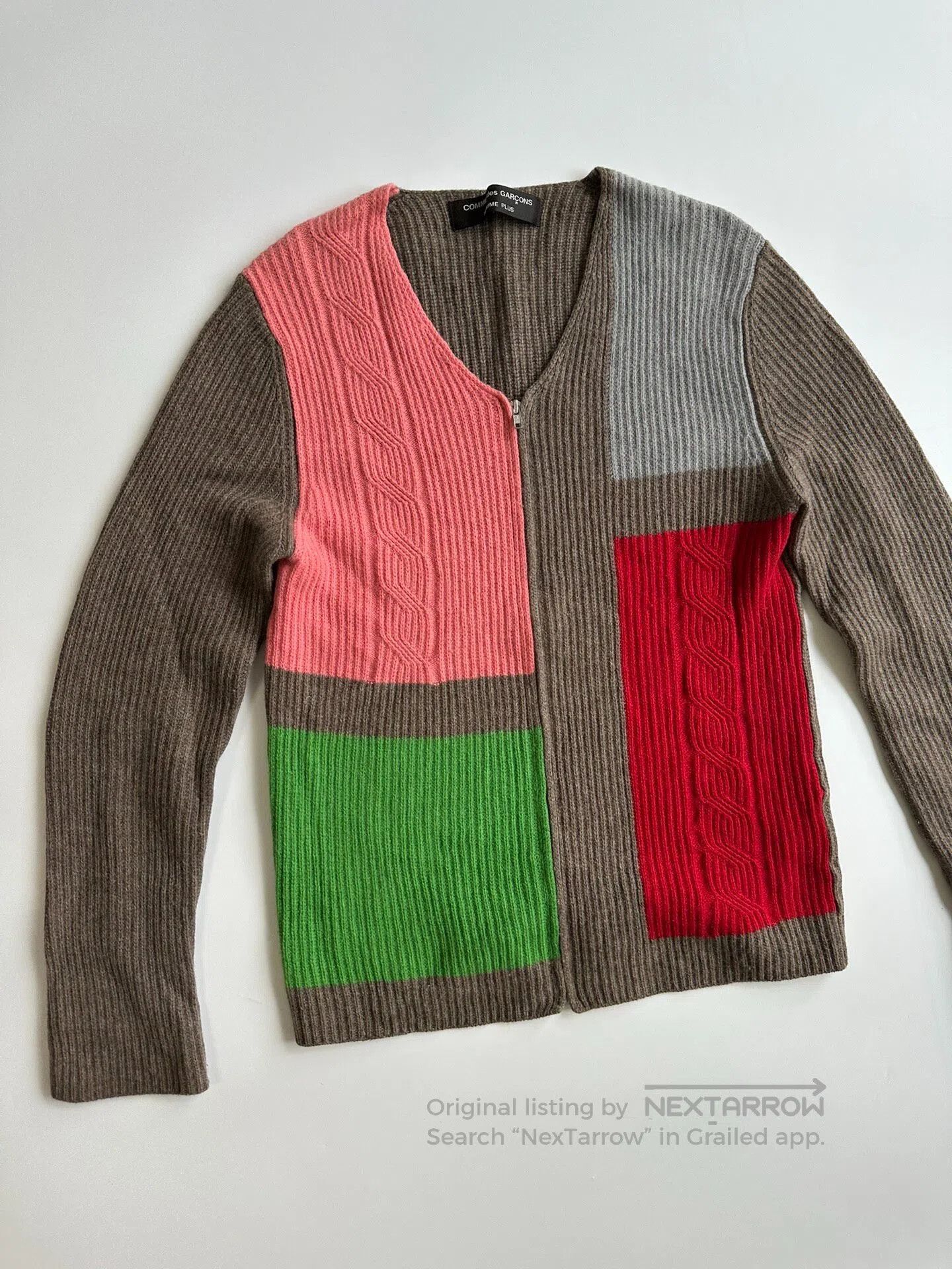 Comme des Garcons Comme Des Garçons sizeF HOMME PLUS Colorful Zipper Sweater| Size US M / EU 48-50 / 2 - 1 Thumbnail