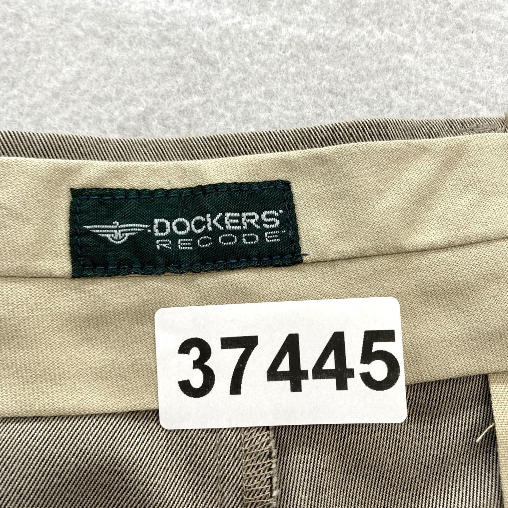 Dockers VINTAGE Dockers Recode Micro Drape Pants Mens 34x32 Khaki Relaxed Fit Pleated Cuffed NWT Size US 34 / EU 50 - 5 Thumbnail