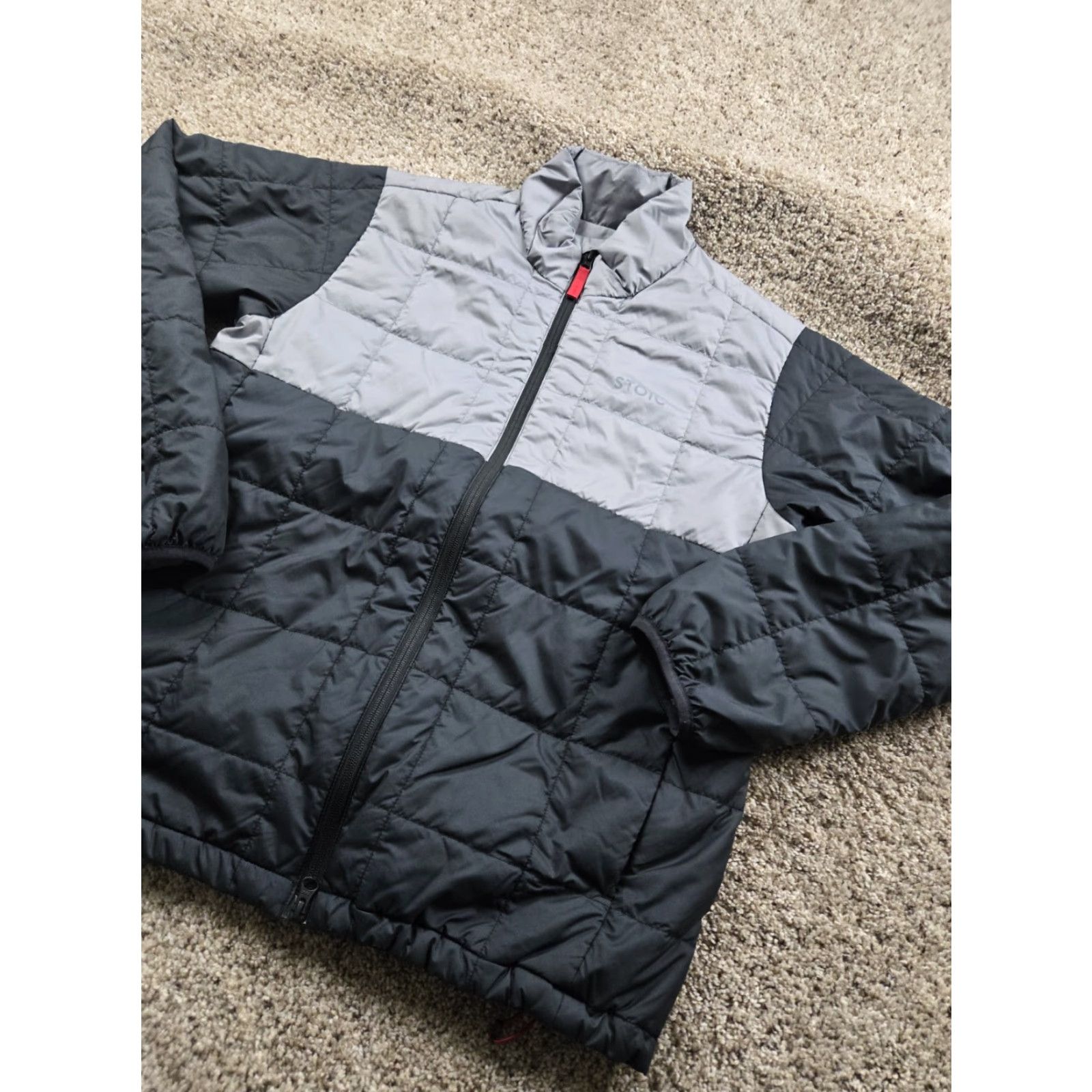 Stoic Stoic Mens Jacket Puffer Full Zip Insulated Black Mock Neck Winter Full Zip Puffer Jacket Mens Medium Black Solid Outdoor Ski Hiking Size US M / EU 48-50 / 2 - 2 Thumbnail