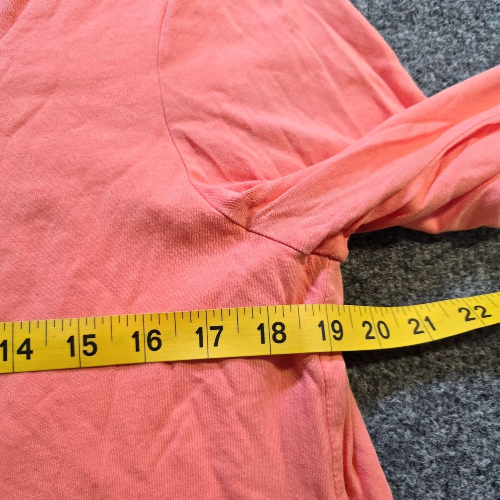 J. Jill J Jill Top Women M Orange 3/4 Sleeve Elliptical Layered Capsule Casual Shirt Blouse Regular Knit Cotton Modal Vintage No Size M / US 6-8 / IT 42-44 - 5 Thumbnail