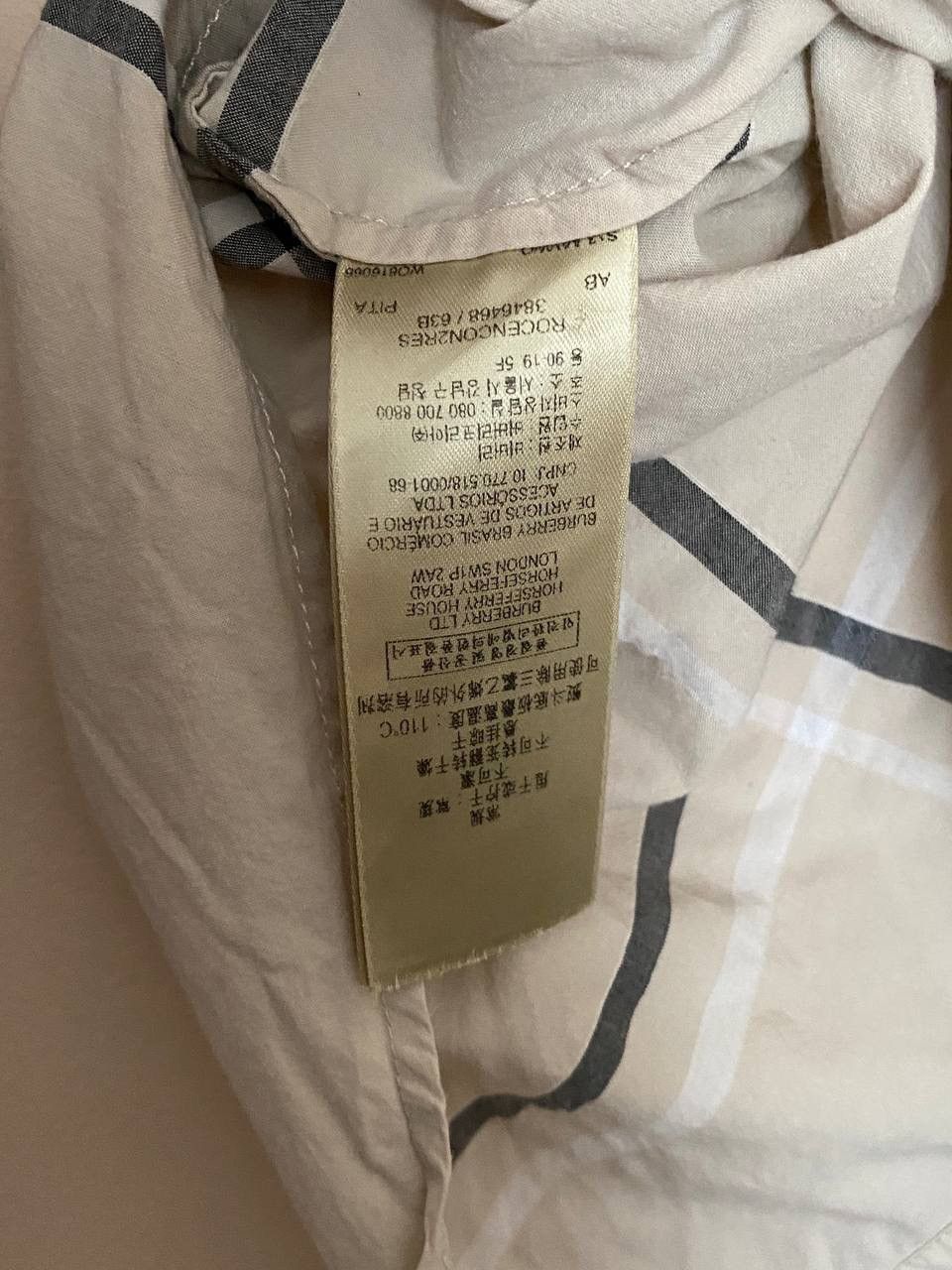 Burberry 🔥Burberry Brit Nova Rare Luxary beige Check Shirt Size S / US 4 / IT 40 - 9 Thumbnail