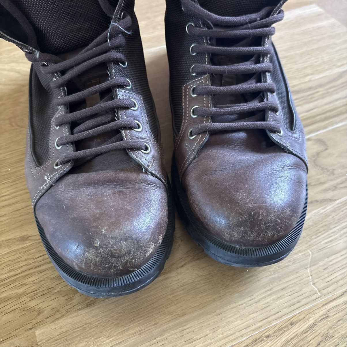 Gucci Vintage Brown Gucci Monogram Hiking Boots Size UK7.5 Size US 9 / EU 42 - 4 Thumbnail