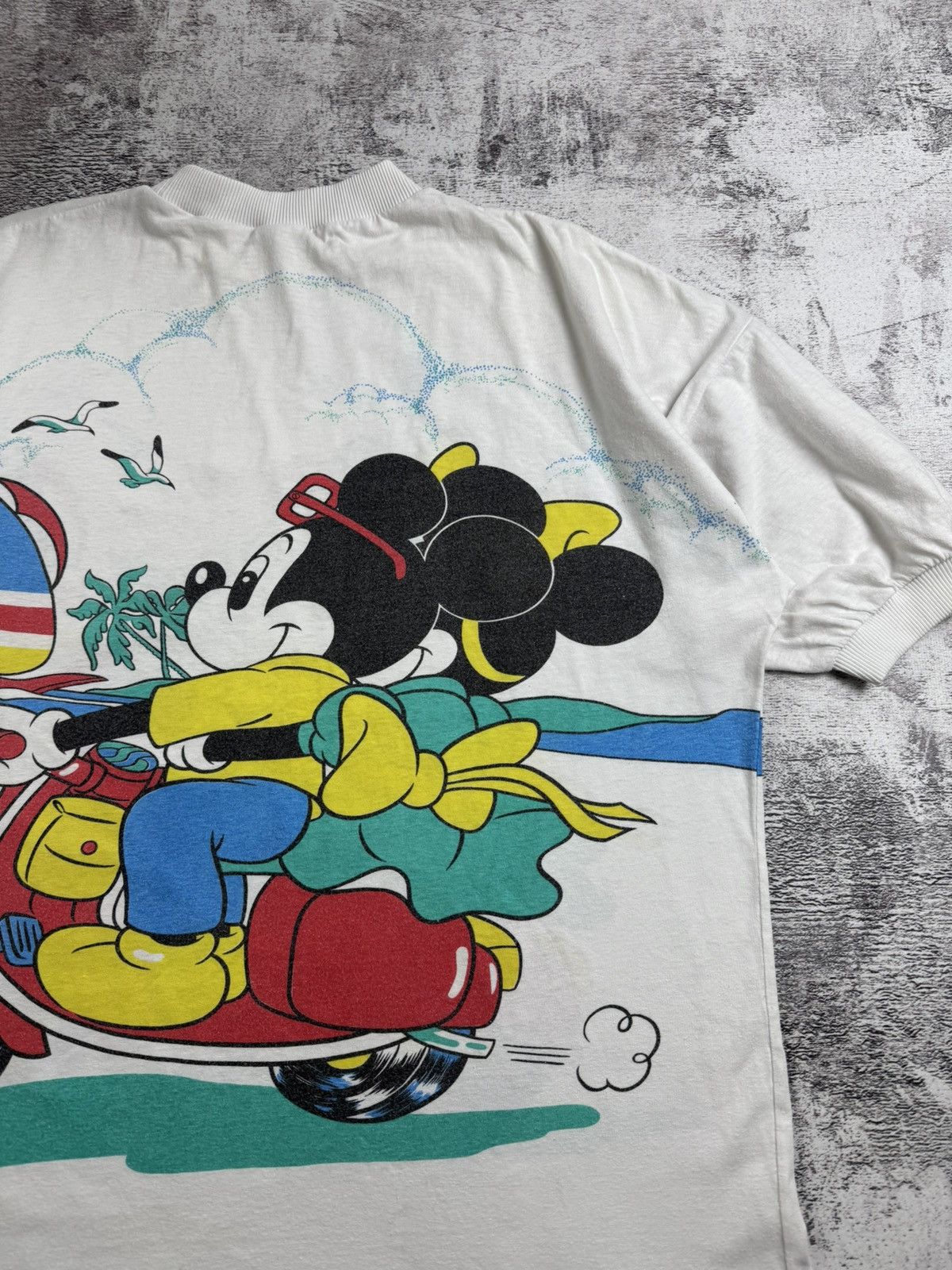 Disney 1980 Americanwear 80S 90S Mickey Mouse Cartoon T Shirt Tee Size US XXL / EU 58 / 5 - 24 Thumbnail