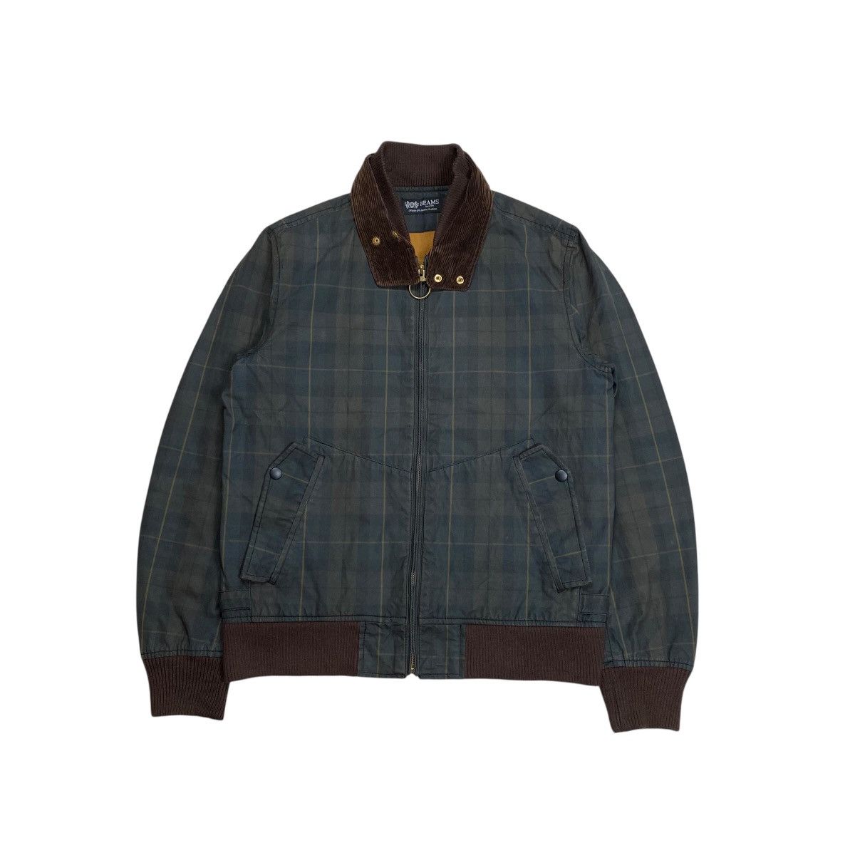 Beams Plus Beams Japan Tartan Cotton Waxed Work Jacket Size US M / EU 48-50 / 2 - 1 Thumbnail