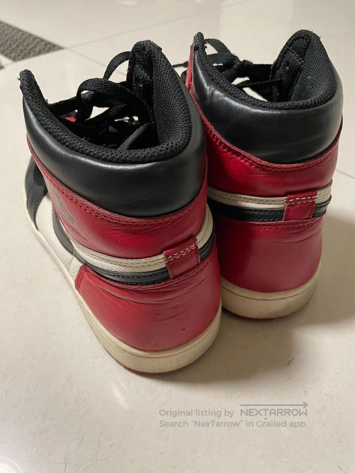 Jordan Brand Nike Jordan Air Jordan 1 High Bred Toe. Size US 11 / EU 44 - 2 Thumbnail