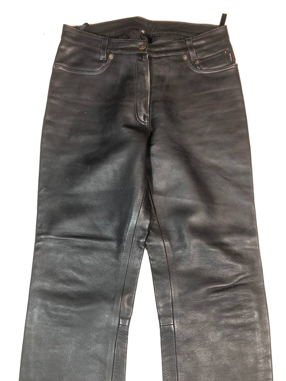 Vintage Polo Vintage Rare Leather Moto Biker Pants Size US 31 - 2 Thumbnail