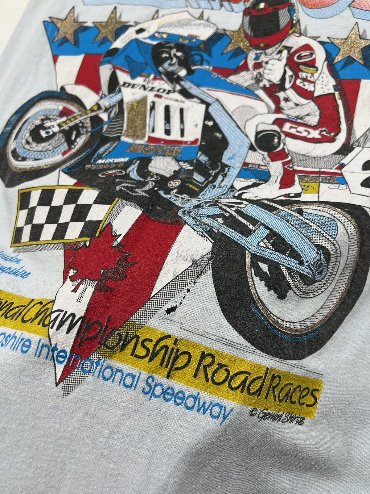 Harley Davidson × Vintage 1989 London Moto tee Tank Top Dunlop racing Suzuki Size US M / EU 48-50 / 2 - 7 Thumbnail