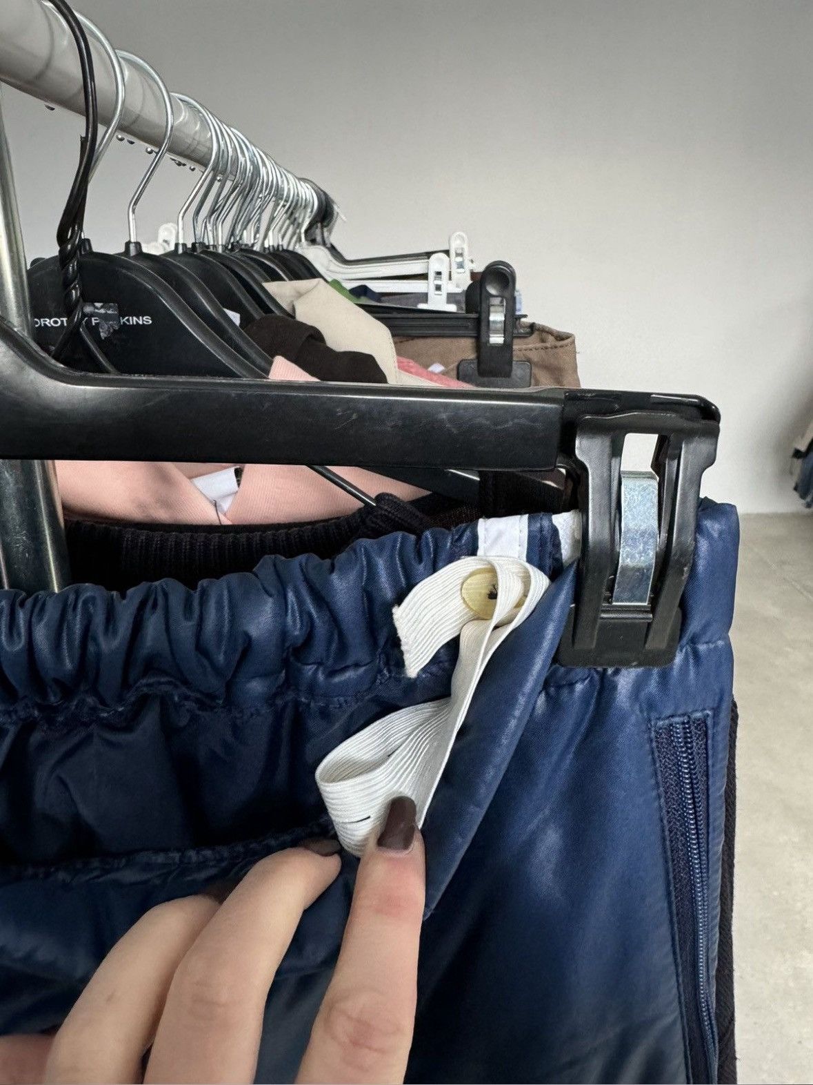 Adidas Vintage Adidas Nylon Trackpants Size US 33 - 11 Thumbnail