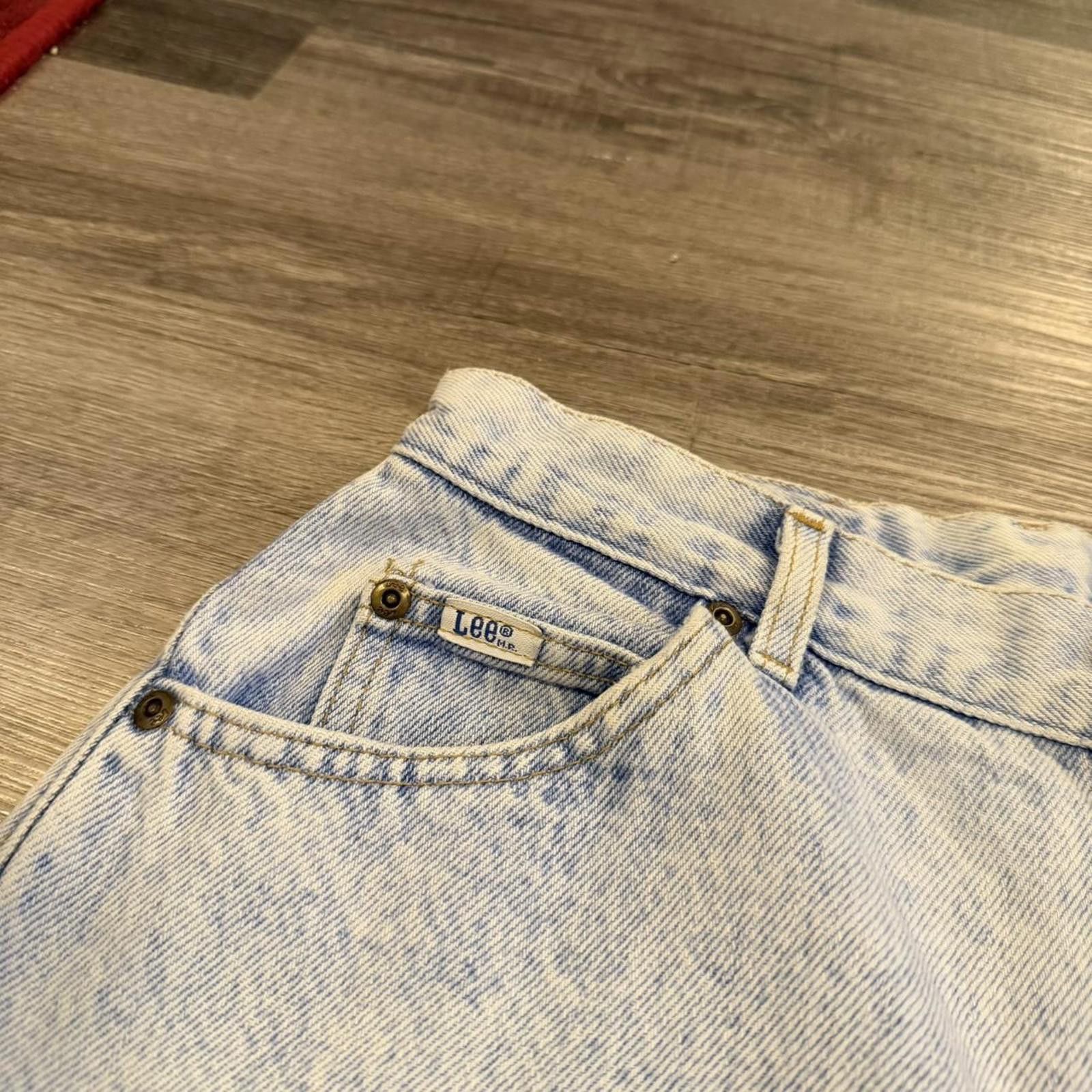 Lee vintage Lee riders light washed jeans 80s/90s USA 14 30x30 Size 30" / US 8 / IT 44 - 3 Thumbnail