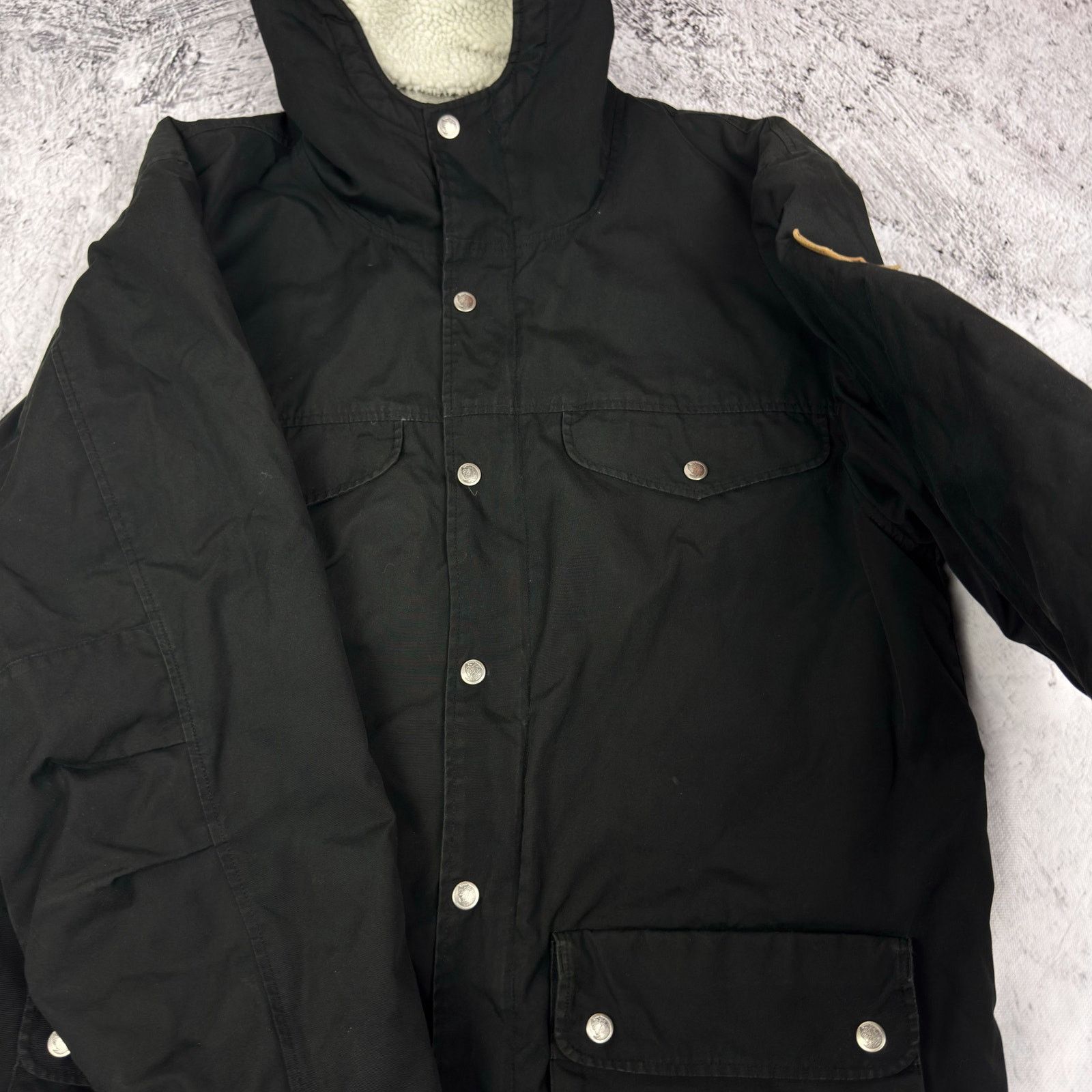 Fjallraven Fjällräven Greenland Winter Mens Black Teddy Fleece Jacket L Size US L / EU 52-54 / 3 - 4 Thumbnail