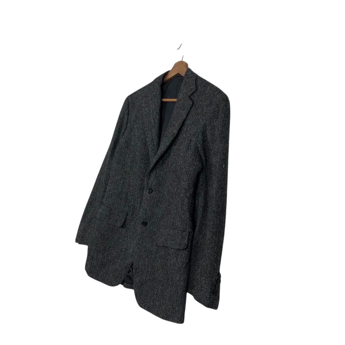 Harris Tweed 📌Vintage Wool Jacket Harris Tweed Double Breast Herringbone Size US M / EU 48-50 / 2 - 3 Thumbnail