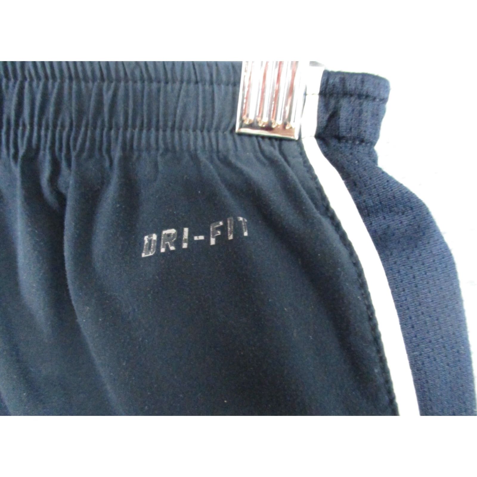 Nike Nike Dri Fit Shorts Large Men Naby Blue Stripe Lined Brief Drawstring Pockets Size US 30 / EU 46 - 5 Thumbnail