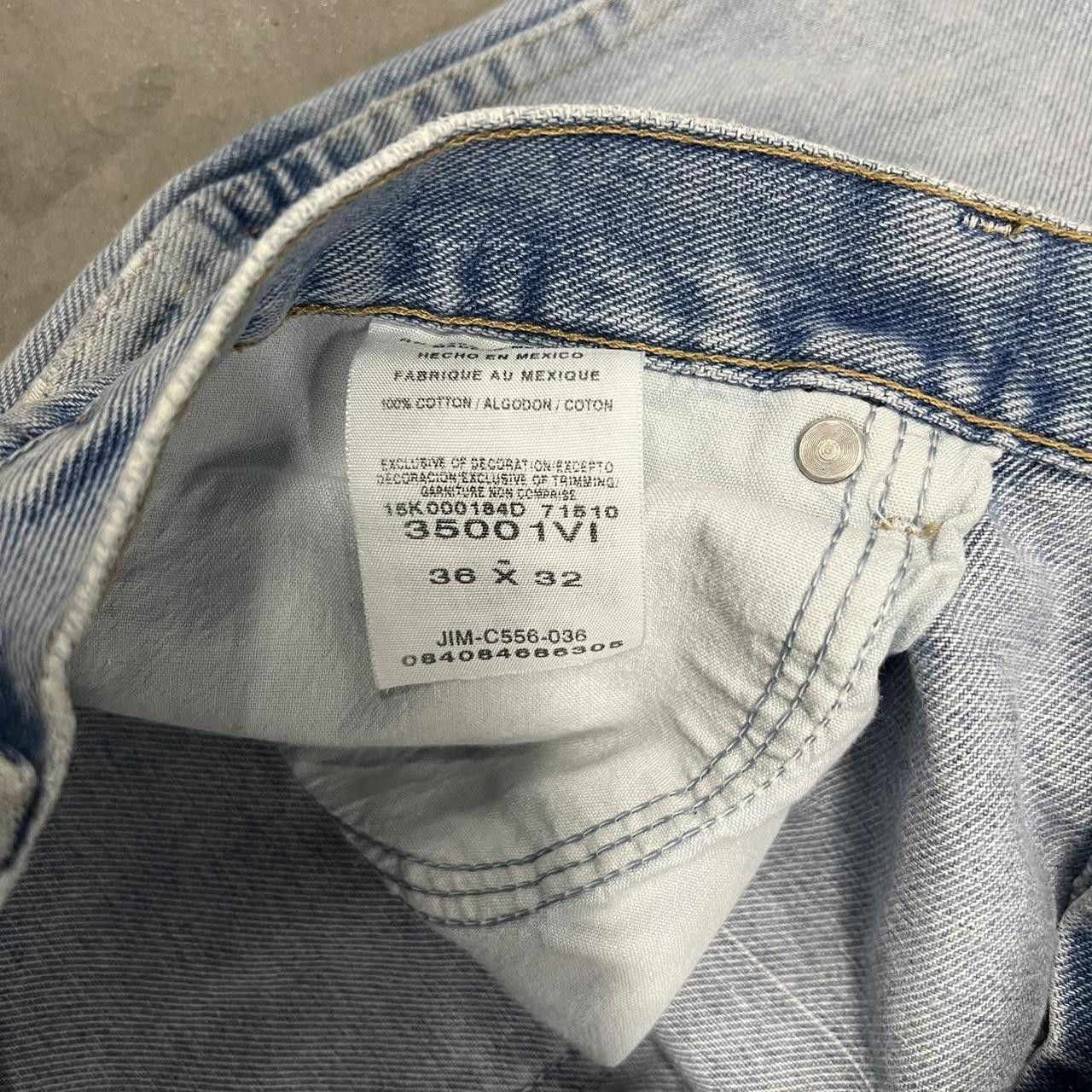 Vintage Vintage Y2K/2000s Baggy Skater Style Light wash Denim Jeans! Size US 36 / EU 52 - 8 Thumbnail